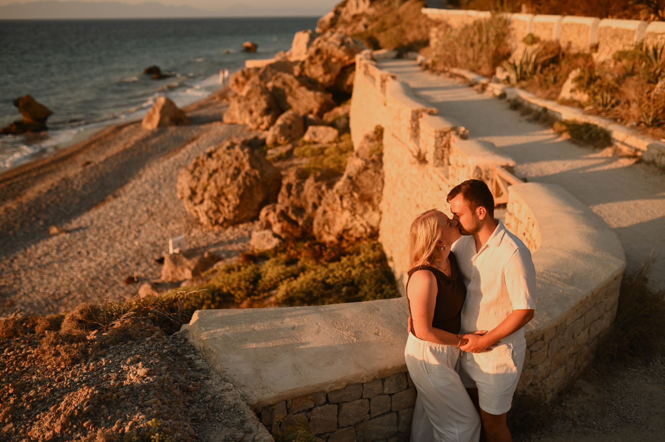 Engagement photoshoot Rhodes. Photographer in Rhodes Island