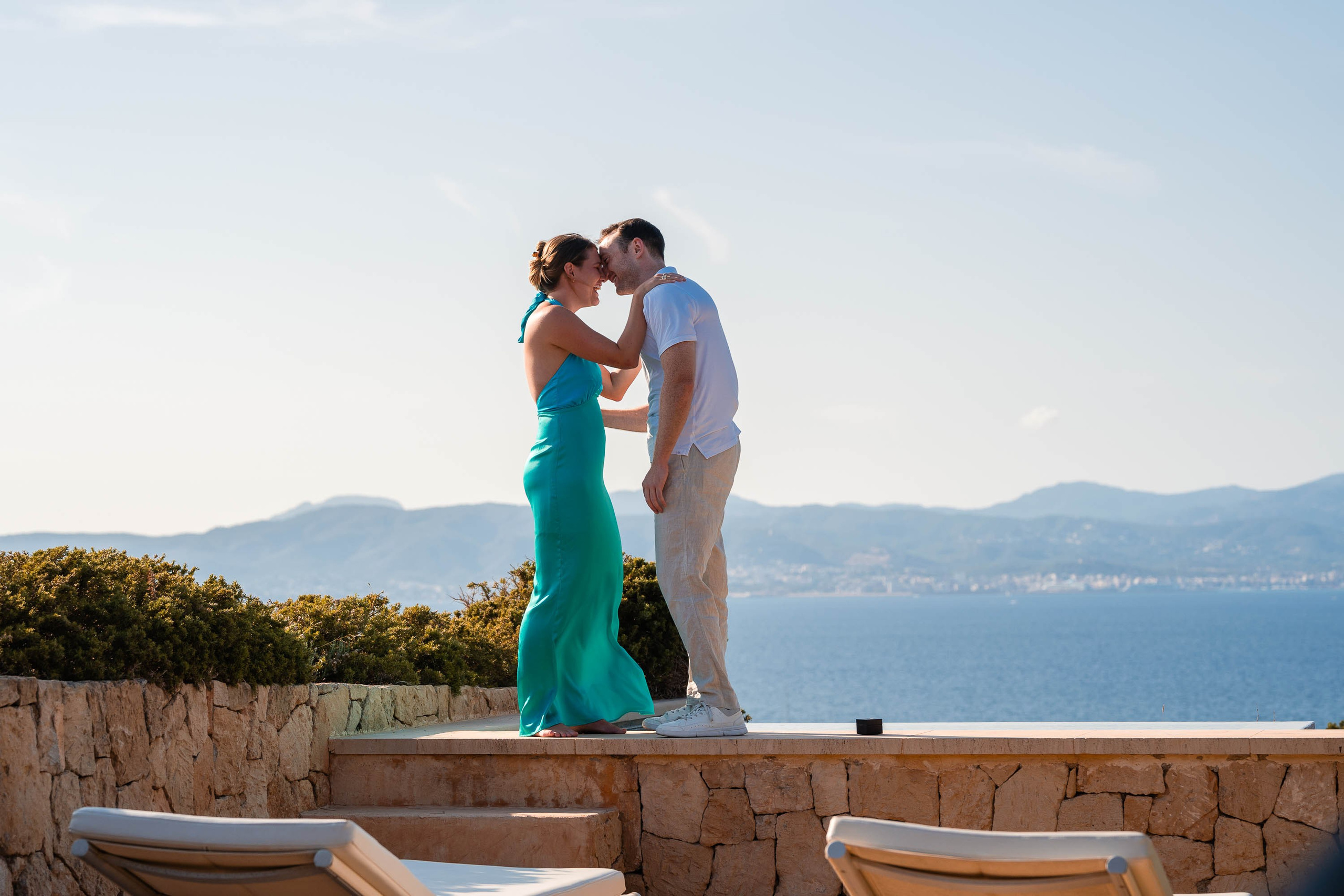 Wedding Proposal at Cap Rocat venue. Mallorca Wedding, Corporate & Social Photographer
