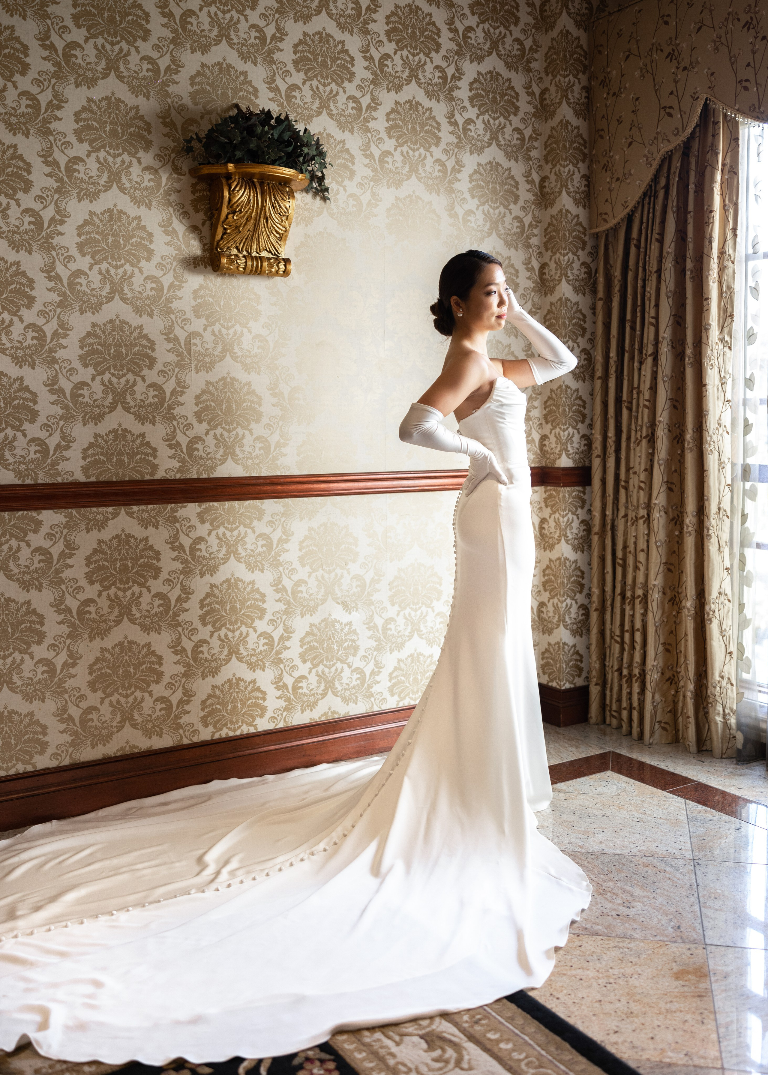 Conner Wiburn & Esther Roh in The Venetian in Garfield, NJ. Wedding Photo & Video