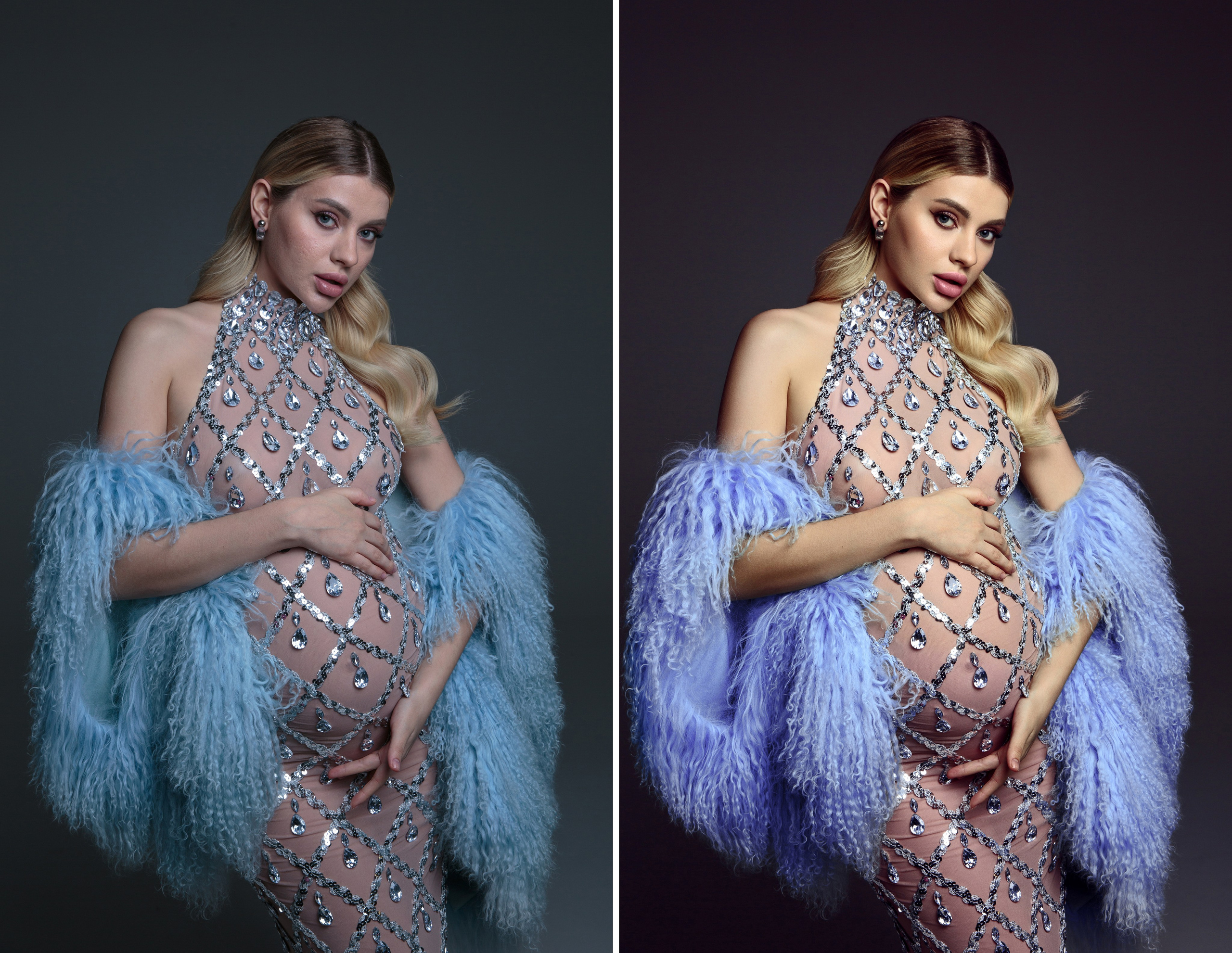 Maternity Photo Retouching in Photoshop. Professional services from Retoucher Olha Kompaniiets