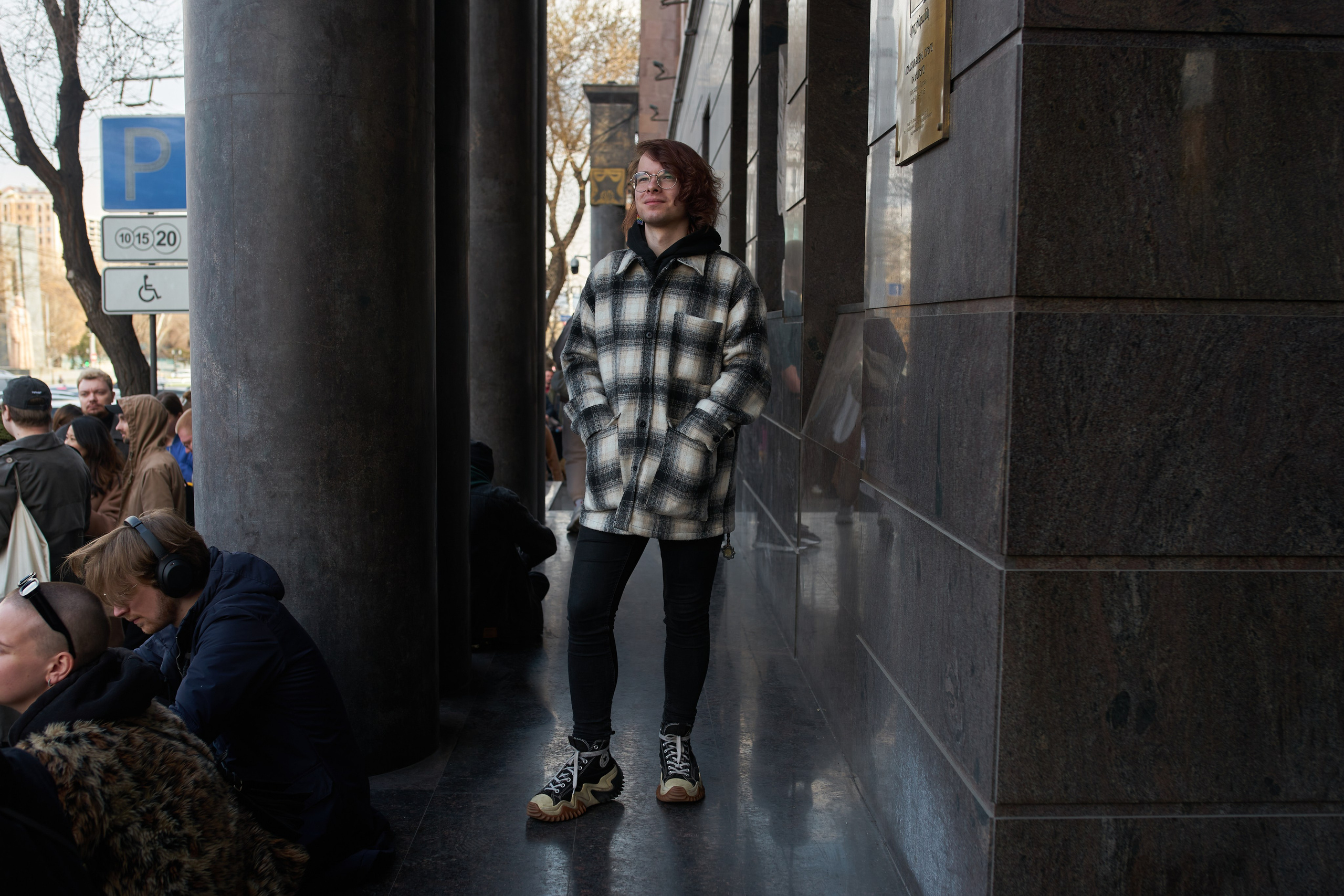 A scream that can't be heard. Visual artist