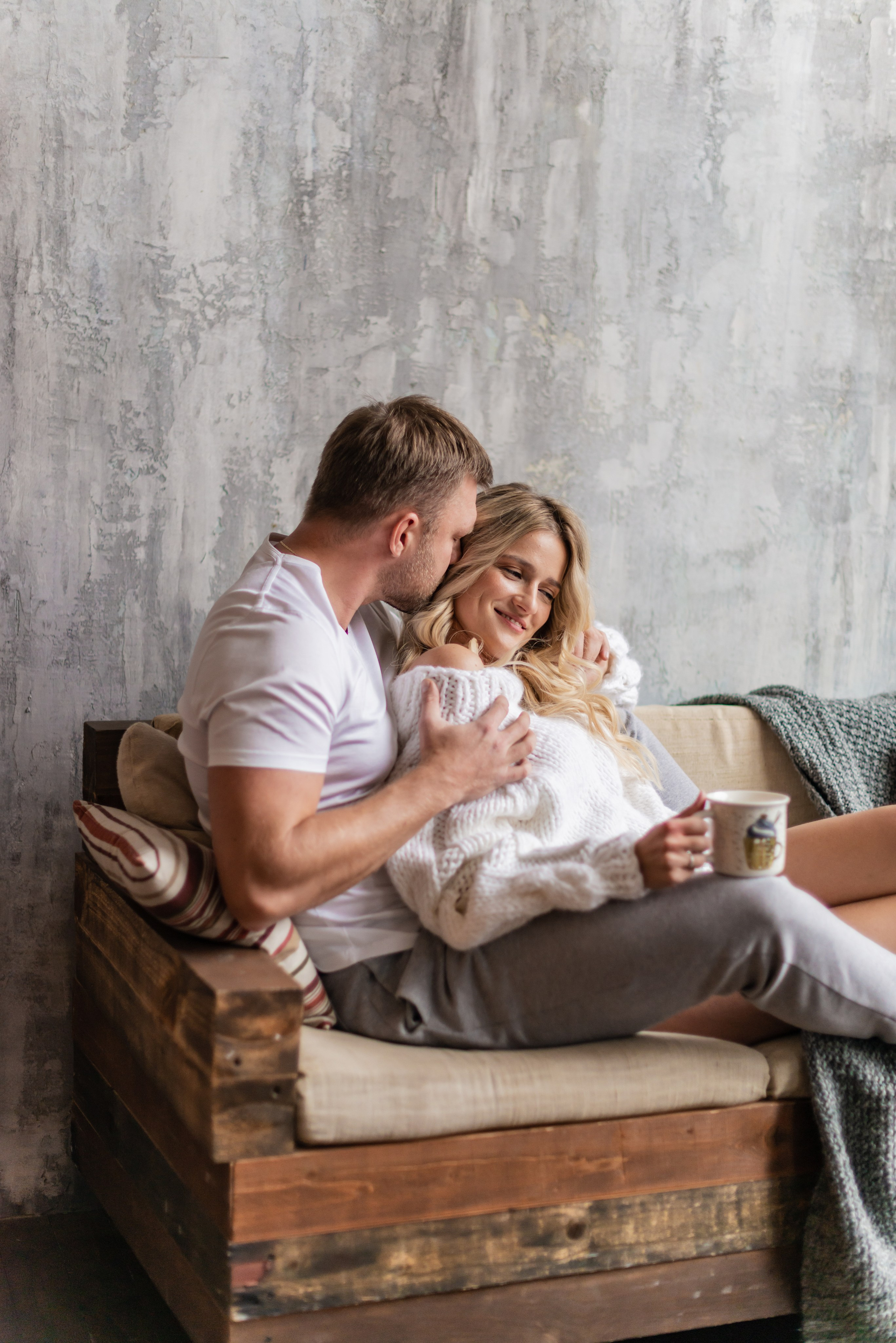 Студийная фотосессия пары. FOTÓGRAFO MÉXICO QUINTANA ROO