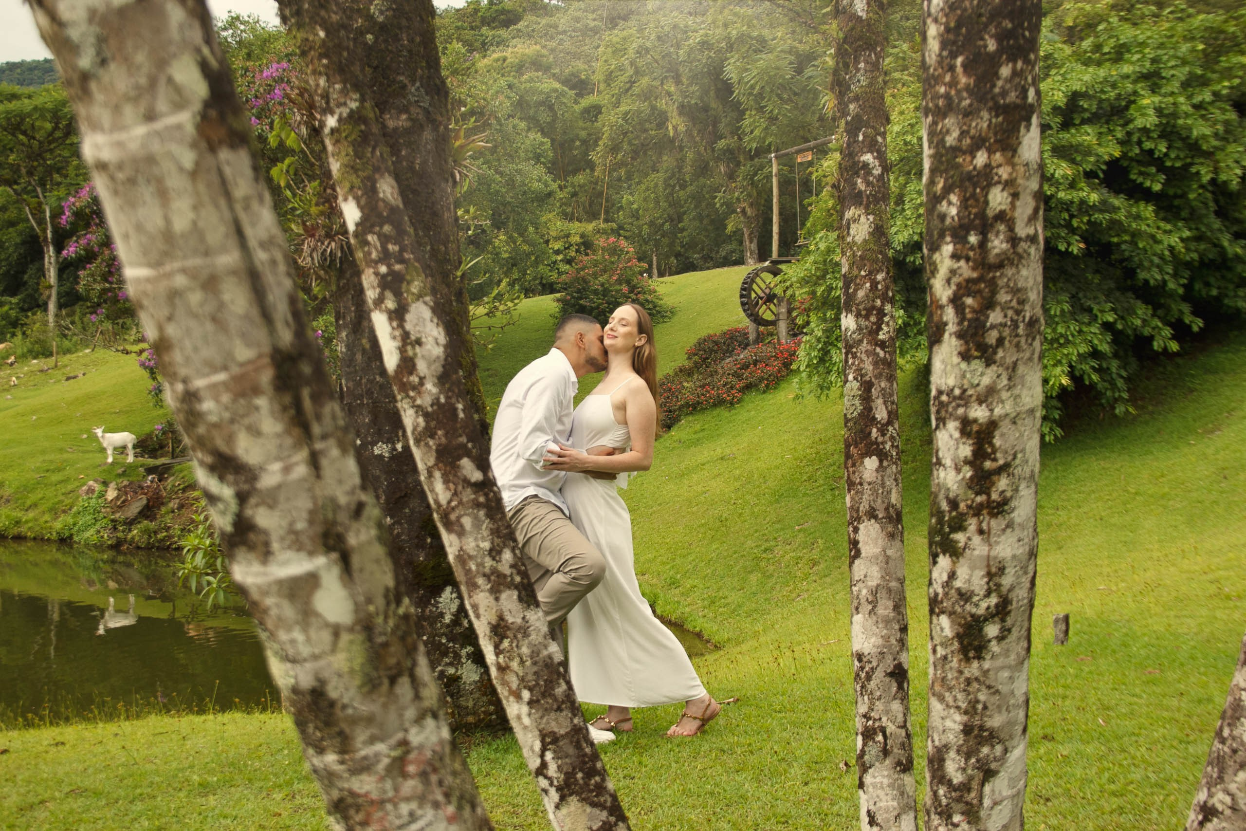 Ensaio Pré-Wedding em Meio à Natureza: Parque Recanto Diamante na Estrada Bonita, Joinville. Marcus Monteiro Fotografia