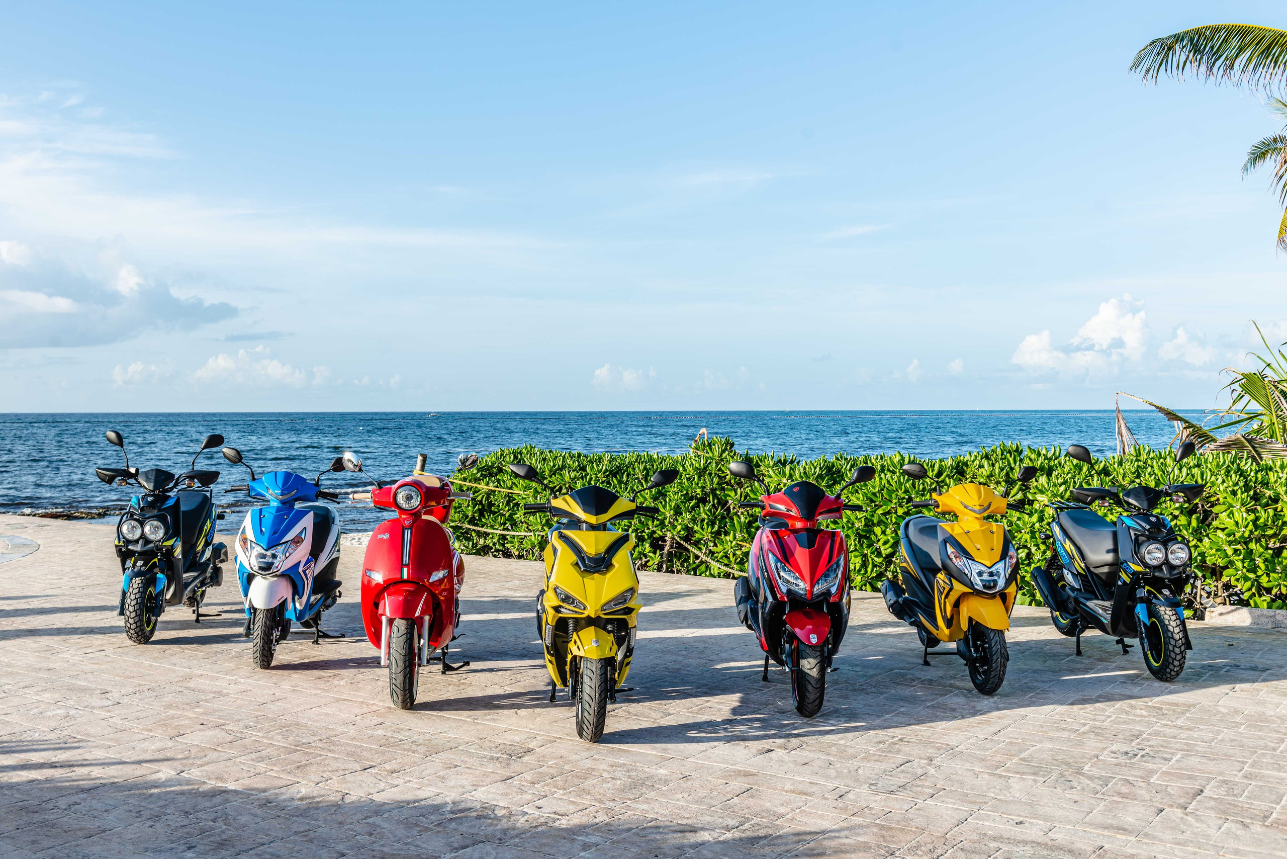 Scooter Photography for Rental Website in Mexico. PHOTOGRAPHER QUINTANA ROO