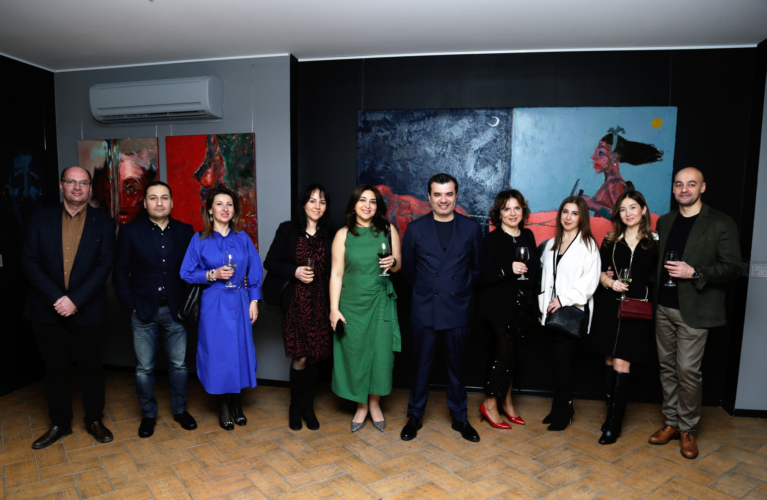 Photo report of “Interpretation” solo exhibition of Kamran Mammadov. KAMRAN MAMMADOV ART