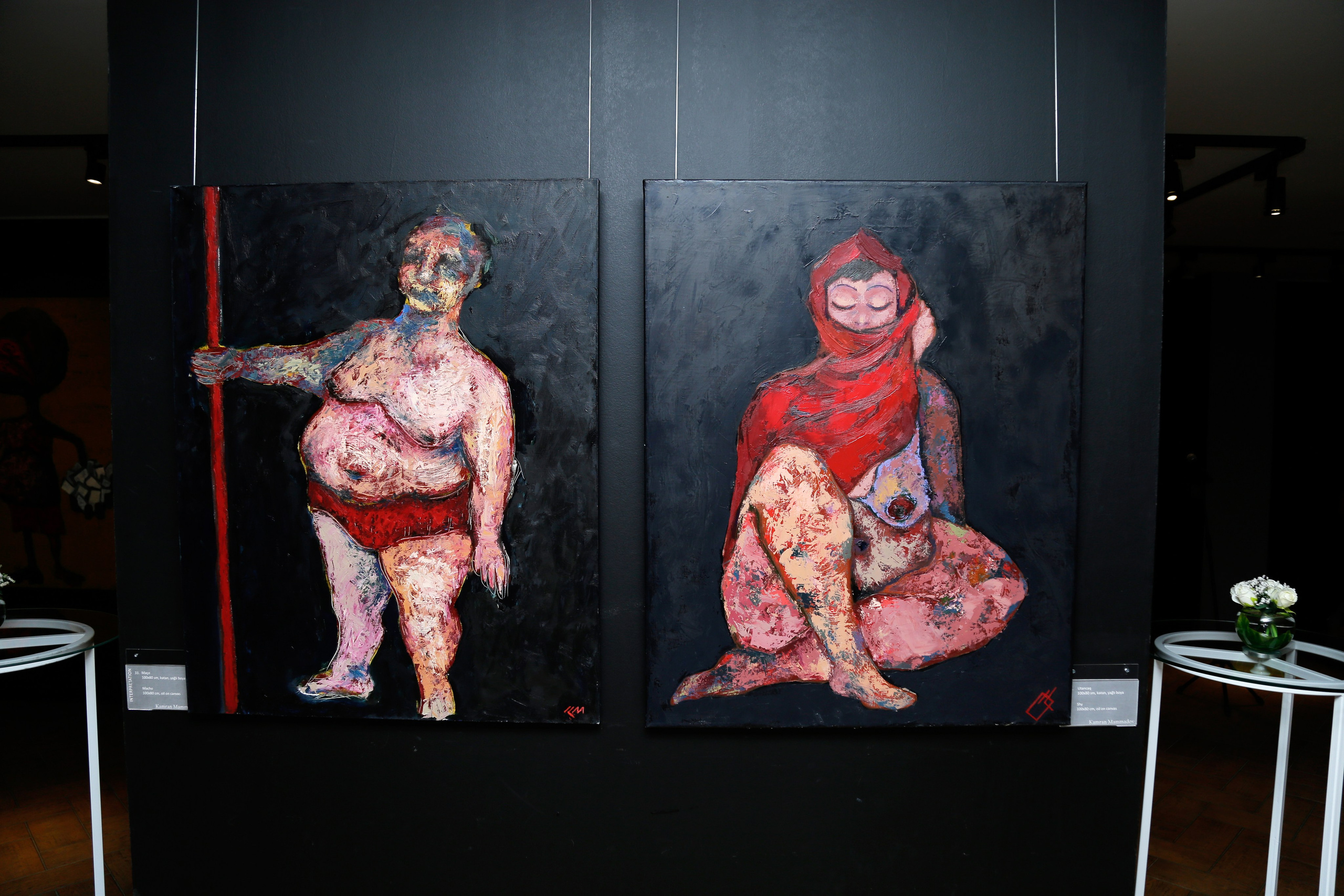 Photo report of “Interpretation” solo exhibition of Kamran Mammadov. KAMRAN MAMMADOV ART