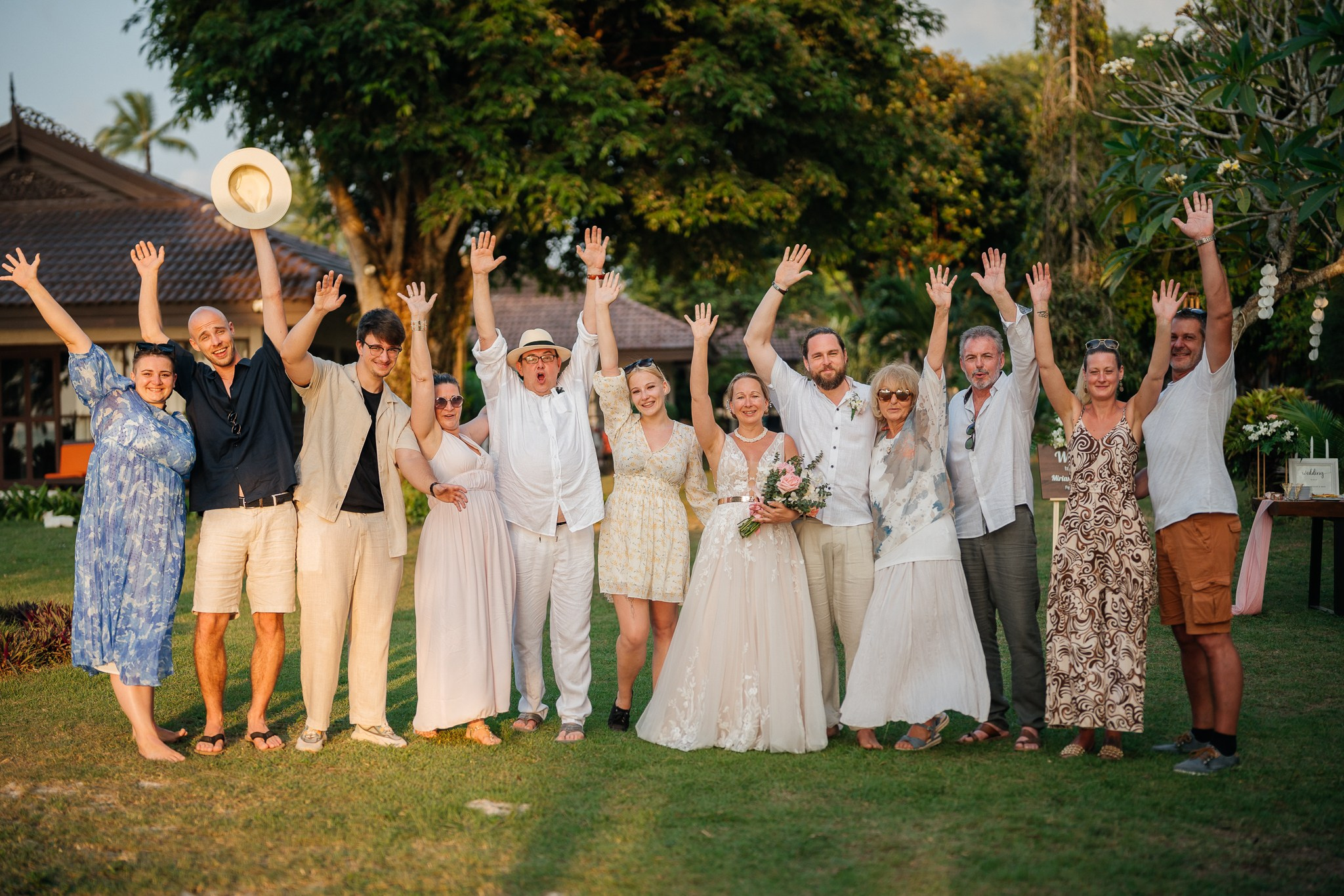 Buddhist + Western. Wedding on Koh Samui, Thailand