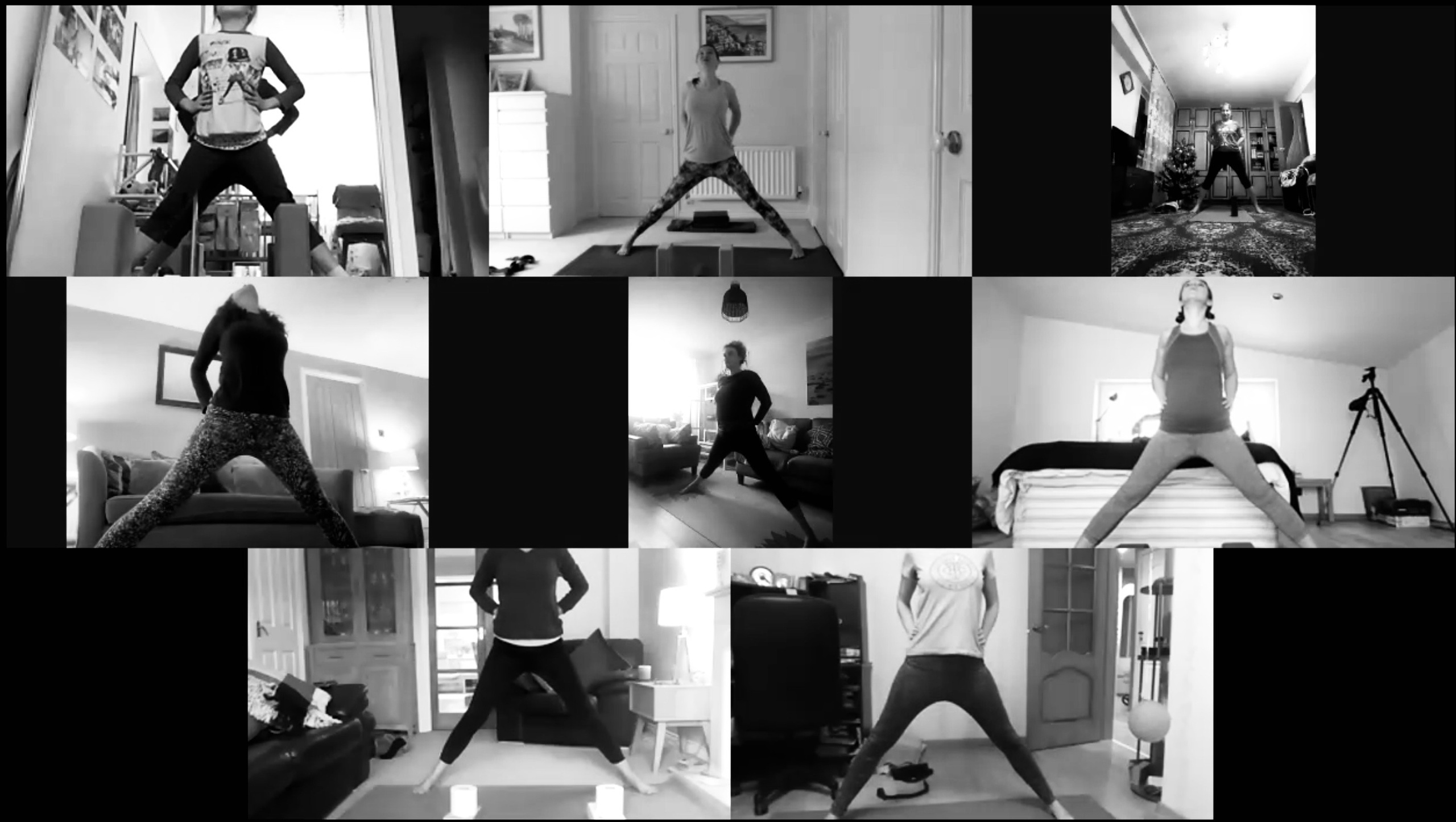 Online Iyengar yoga class