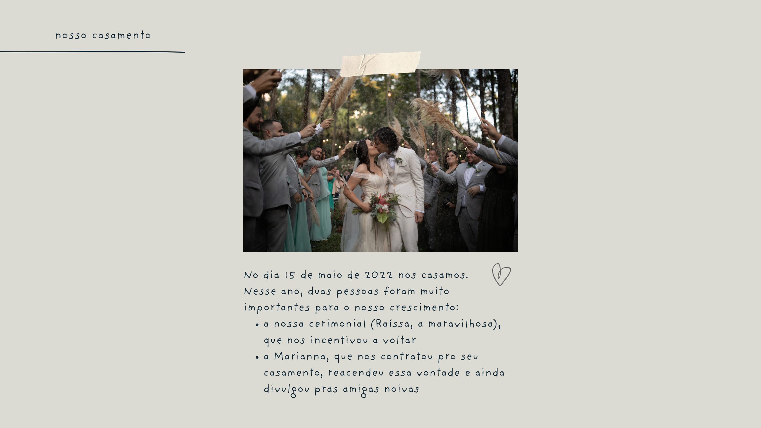 Sobre nós. Congiu Wedding