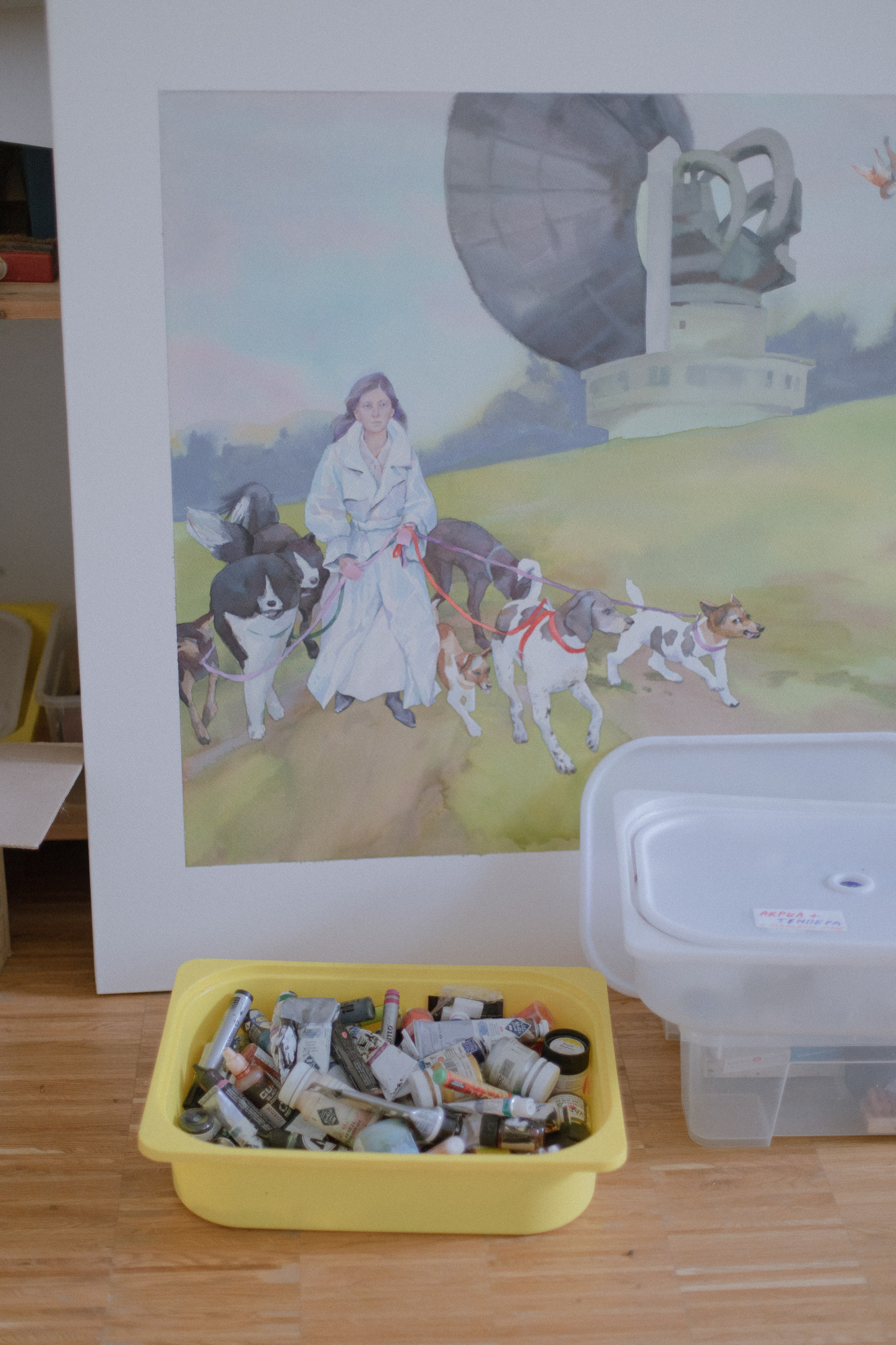 Studio visit. Alina Kugush