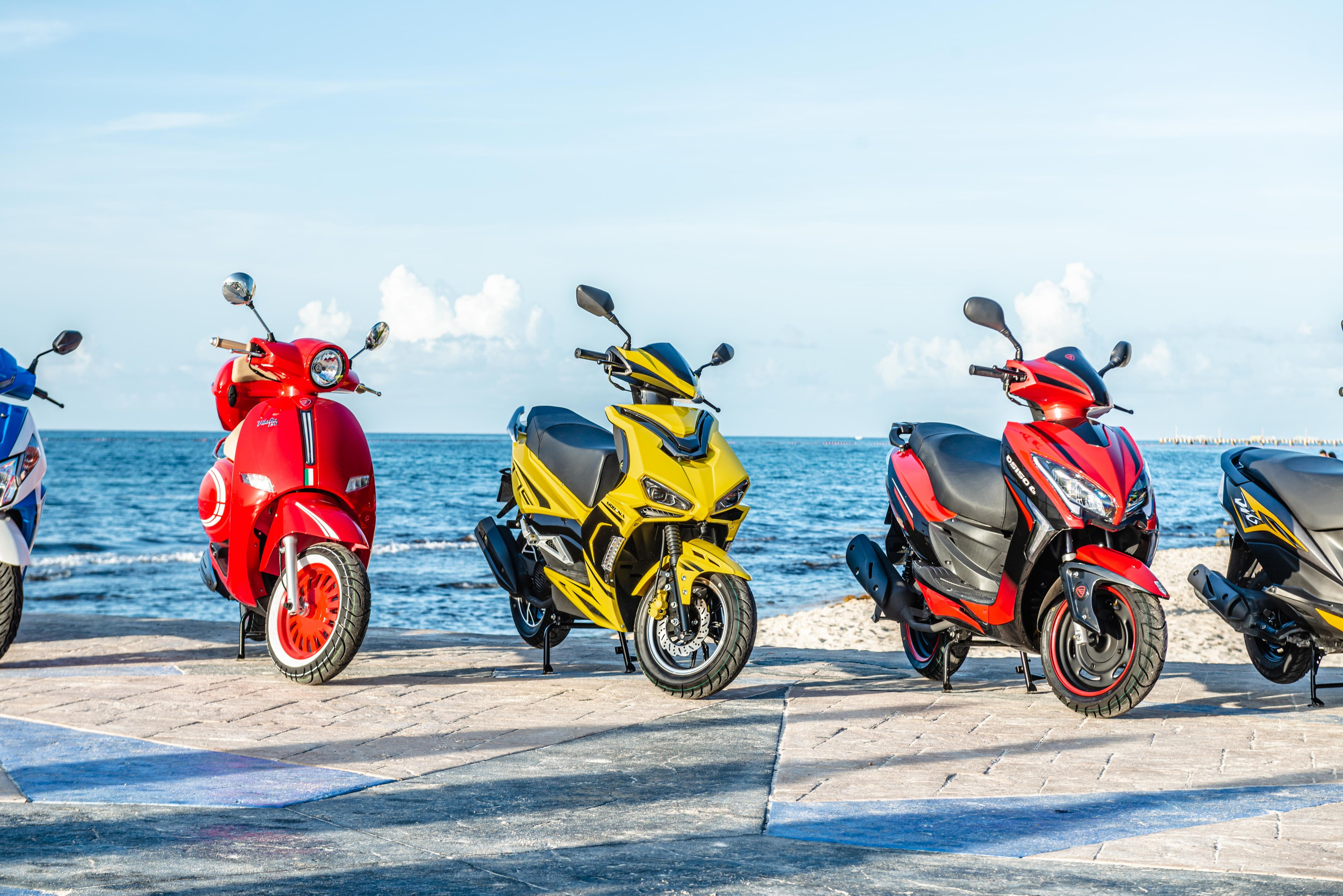 Scooter Photography for Rental Website in Mexico. PHOTOGRAPHER QUINTANA ROO