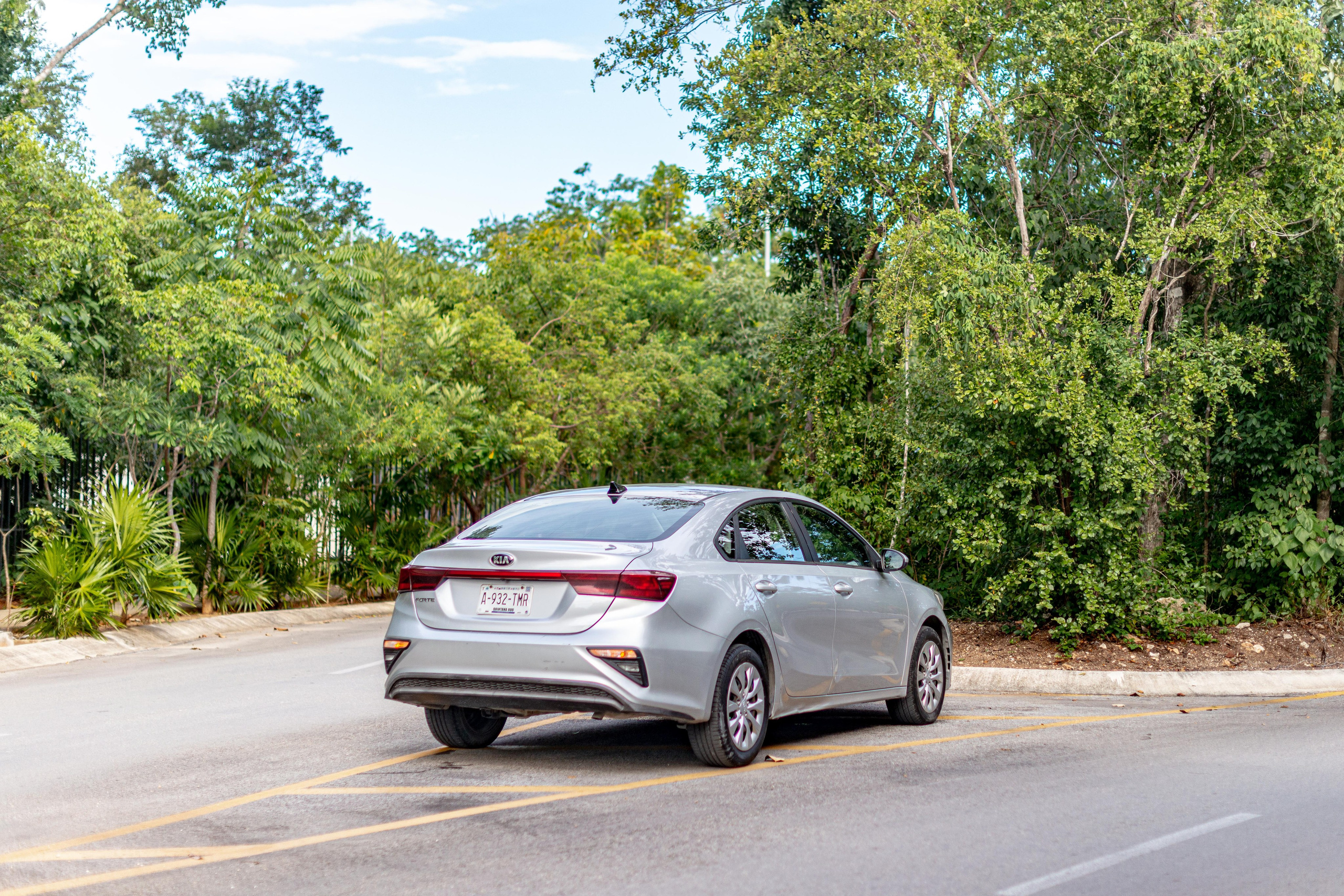 Съемка автомобиля Kia Forte 2019. FOTÓGRAFO MÉXICO QUINTANA ROO