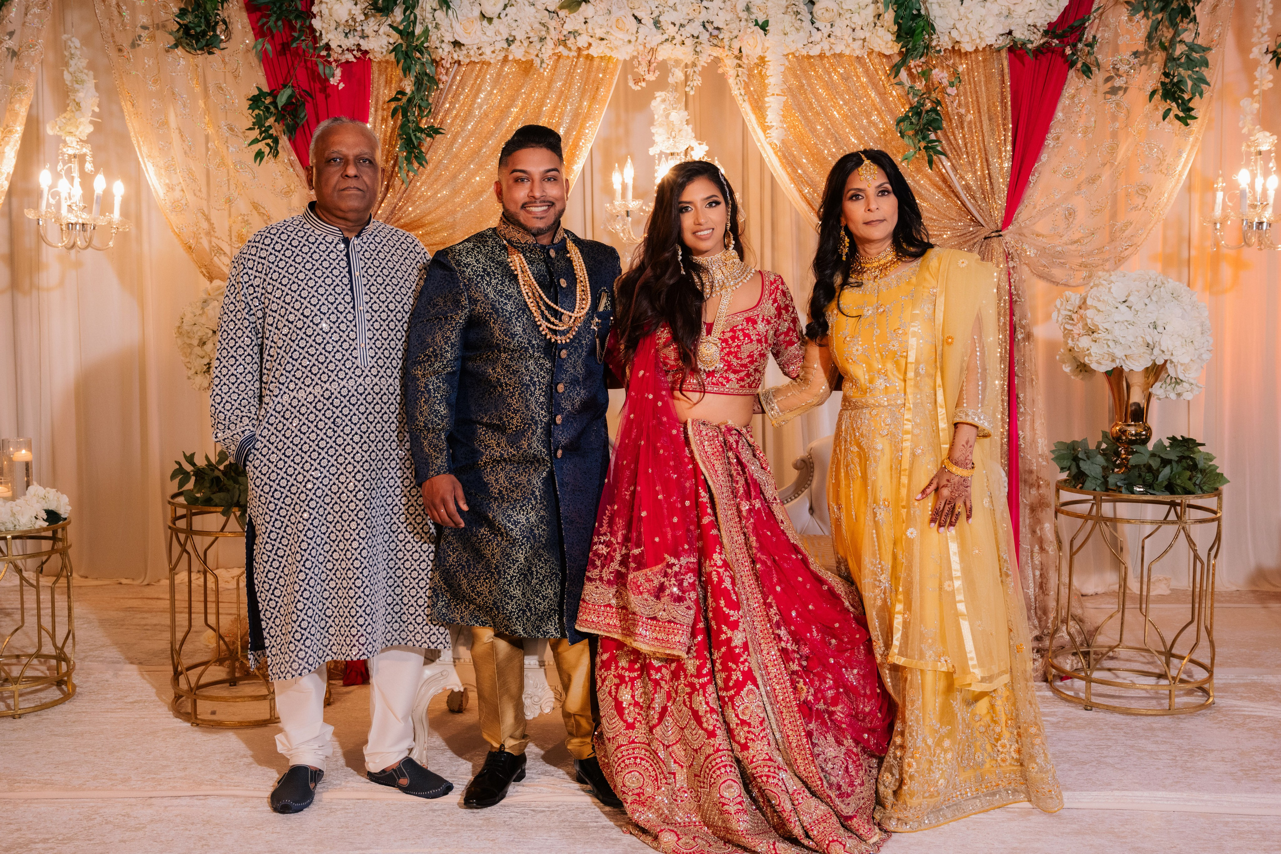 a man and woman posing for a picture