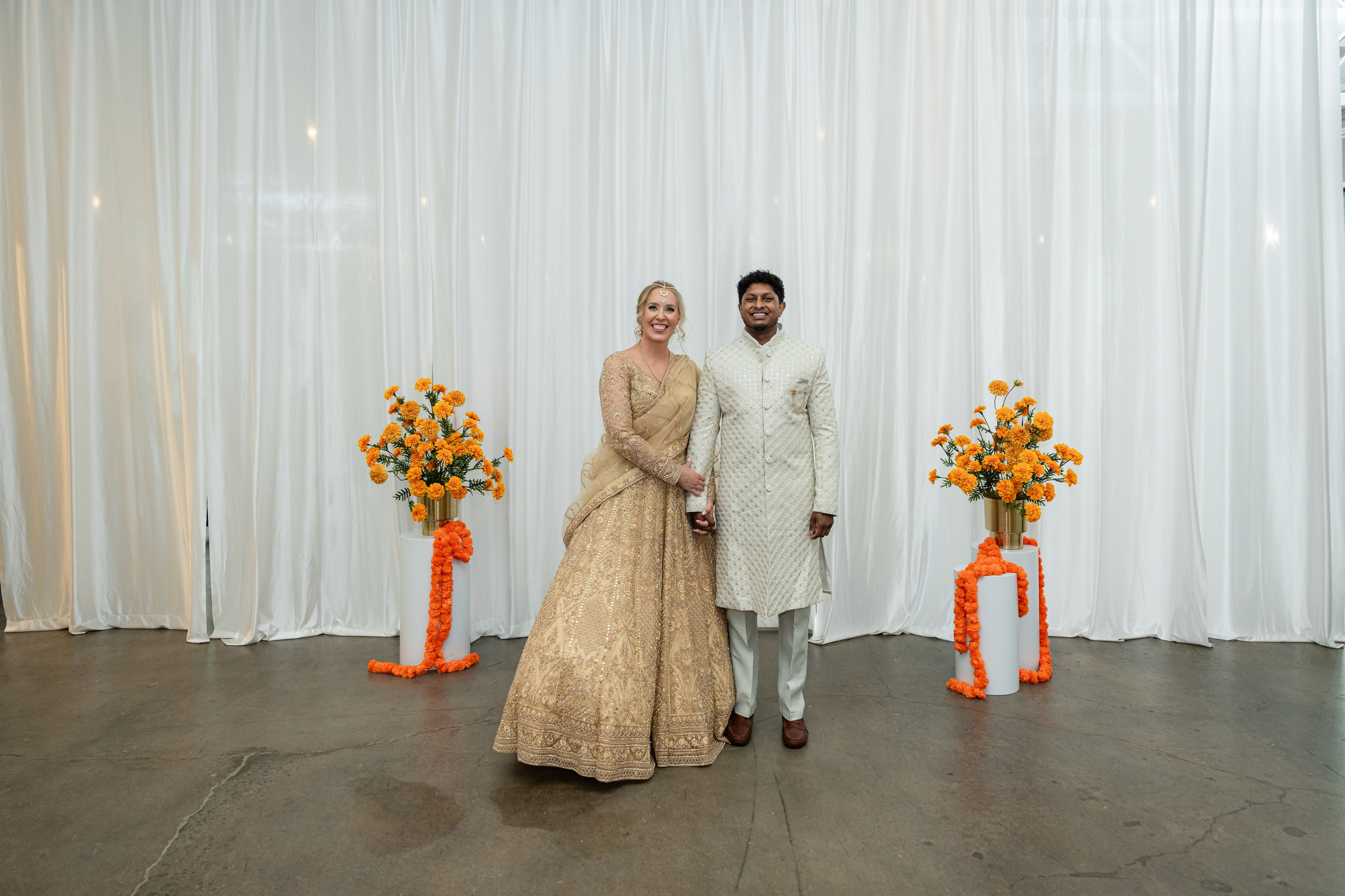 Color, Culture, and Celebration: A Vibrant Indian Fusion Wedding at The 405 in July. Wedding and portrait photography in Greenville SC