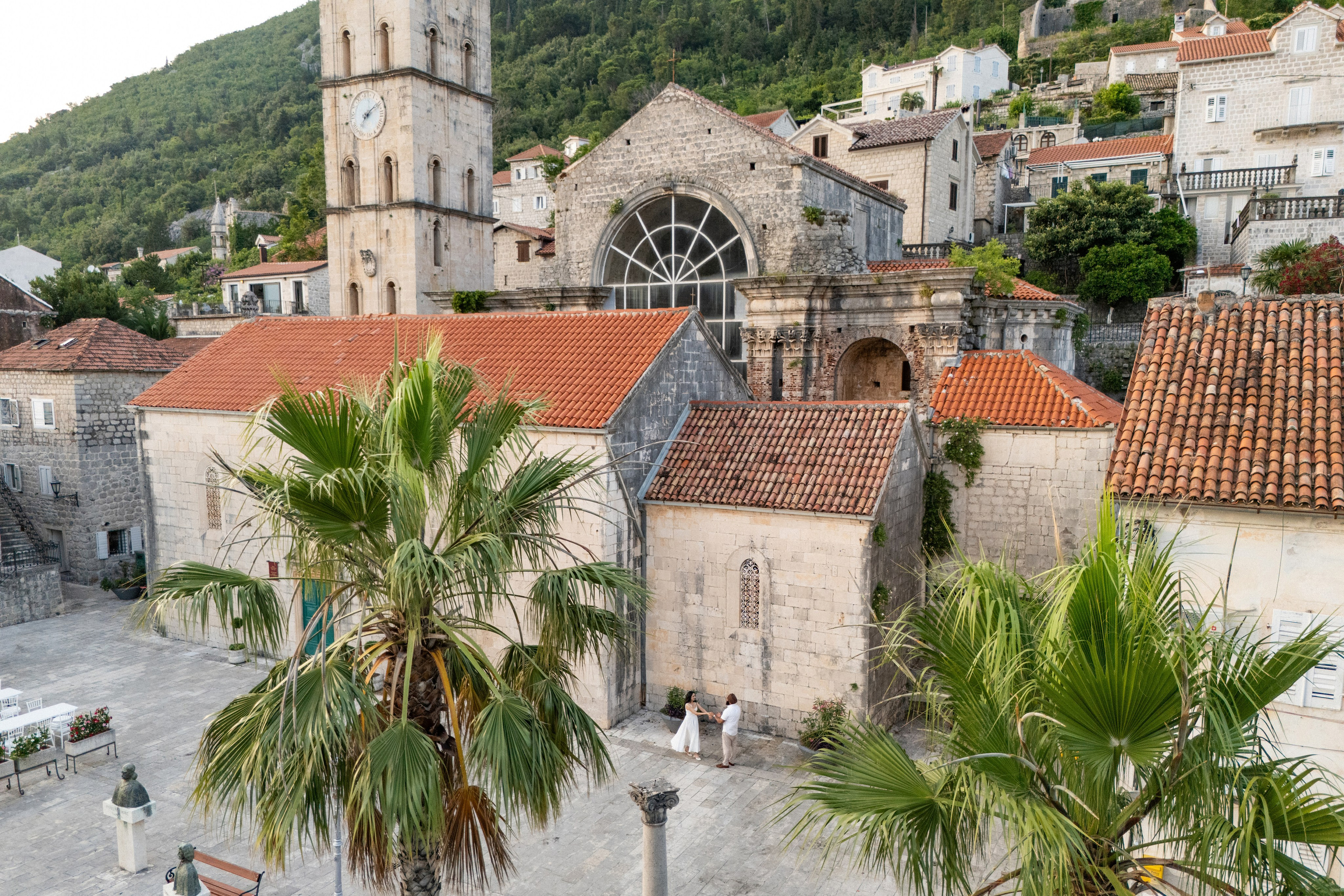 Photographer in Perast Montenegro