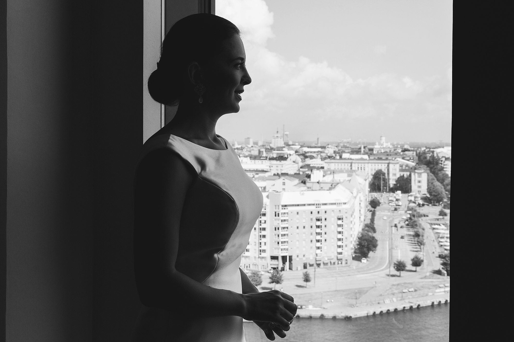 I&I, dokumentaarinen hääkuvaus Clarion hotel Helsinki, Särkänlinna