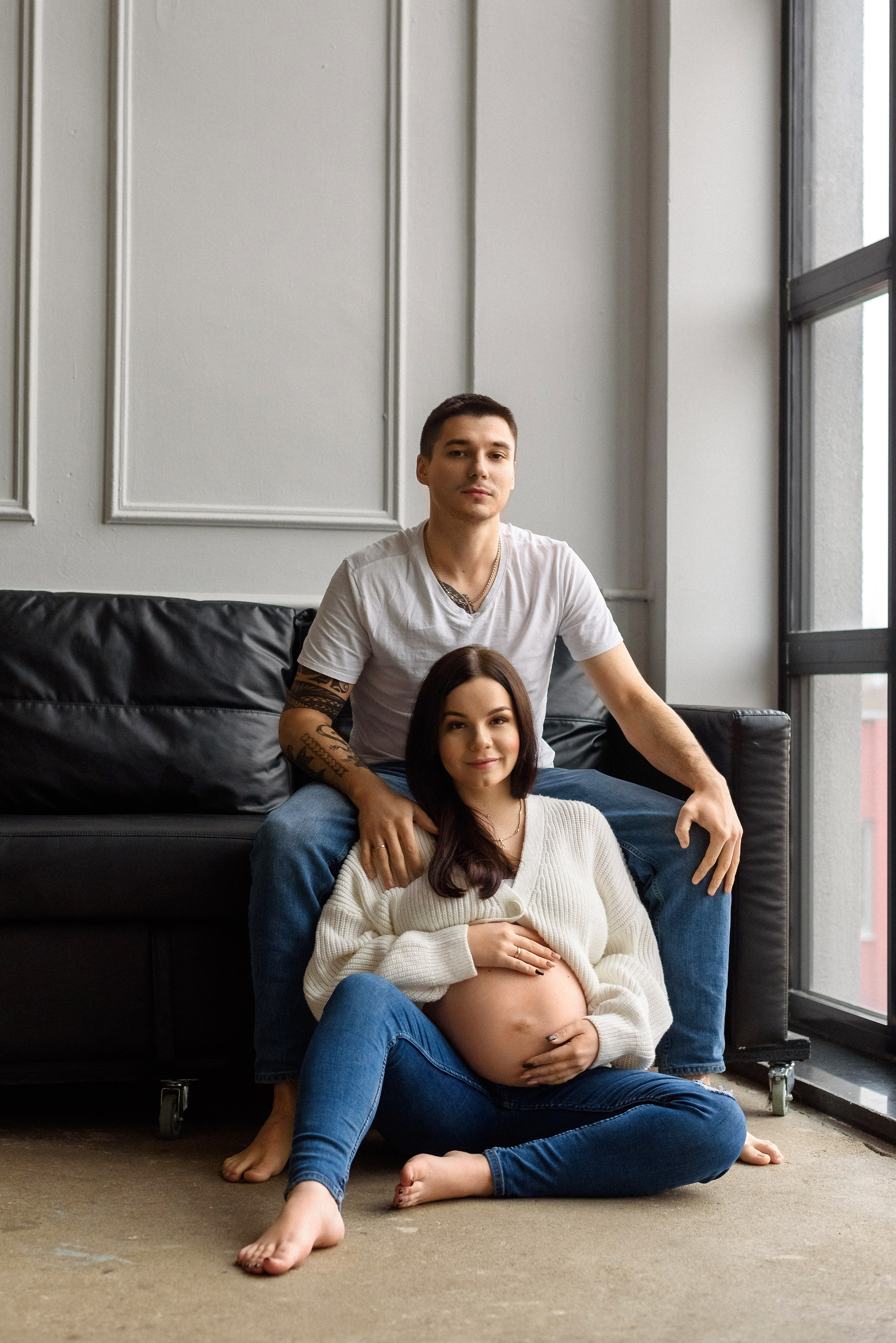 Ожидание. Евгения и Влад. Семейный фотограф и фотограф новорожденных в Вильнюсе Ирина Беленкевич