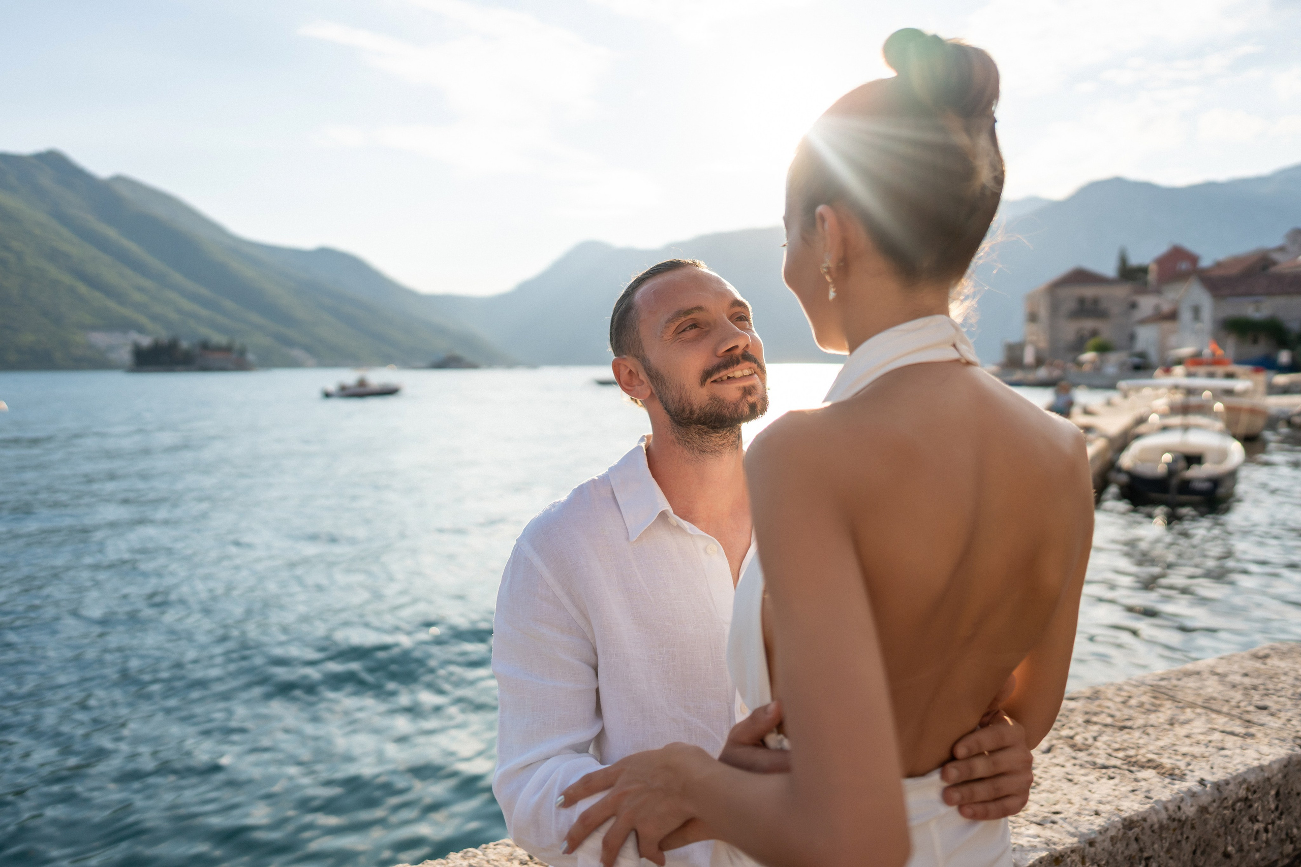 Photographer in Perast Montenegro