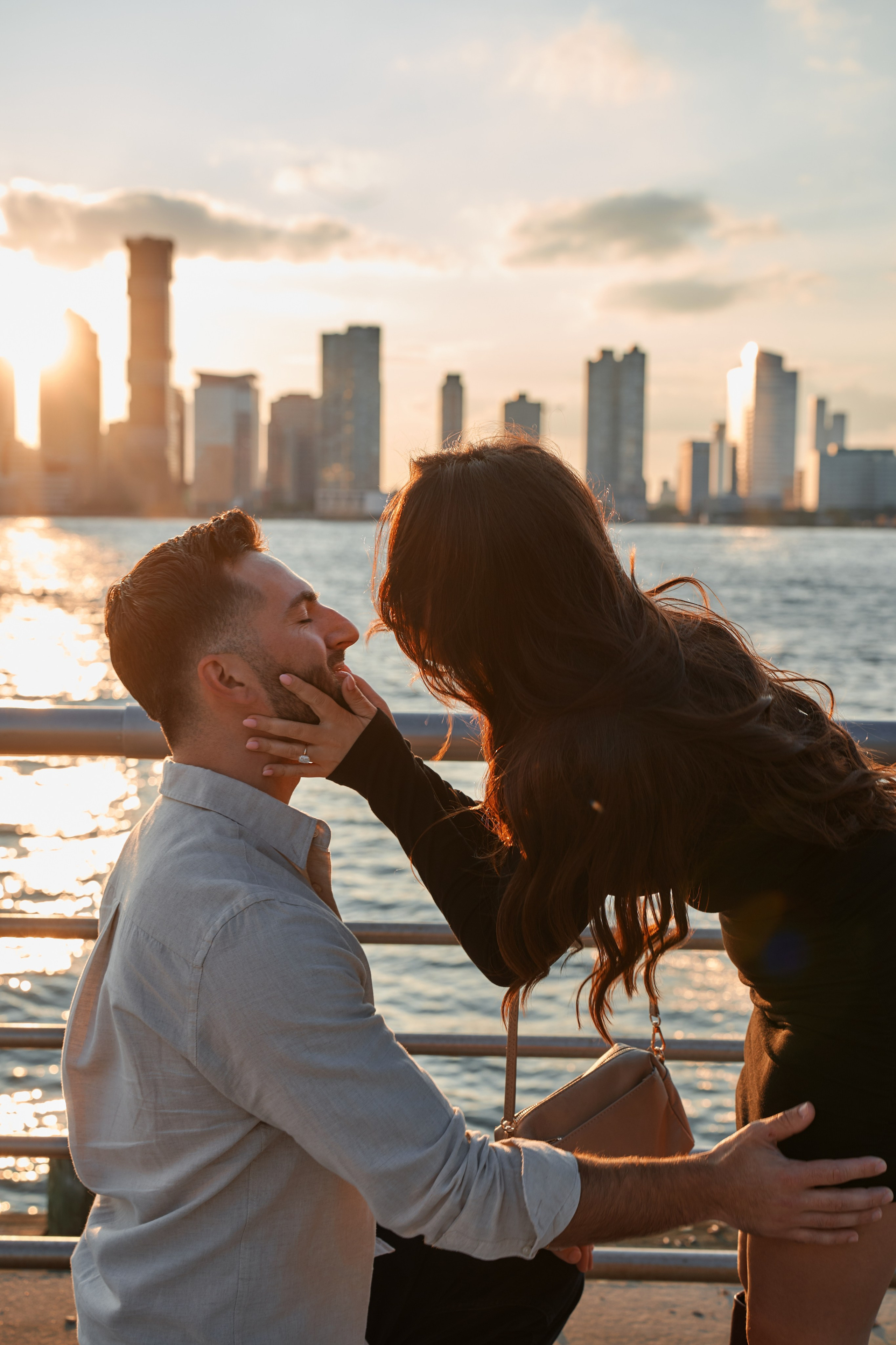 Surprise Proposal in New York. Professional Wedding and event photographer USA New York