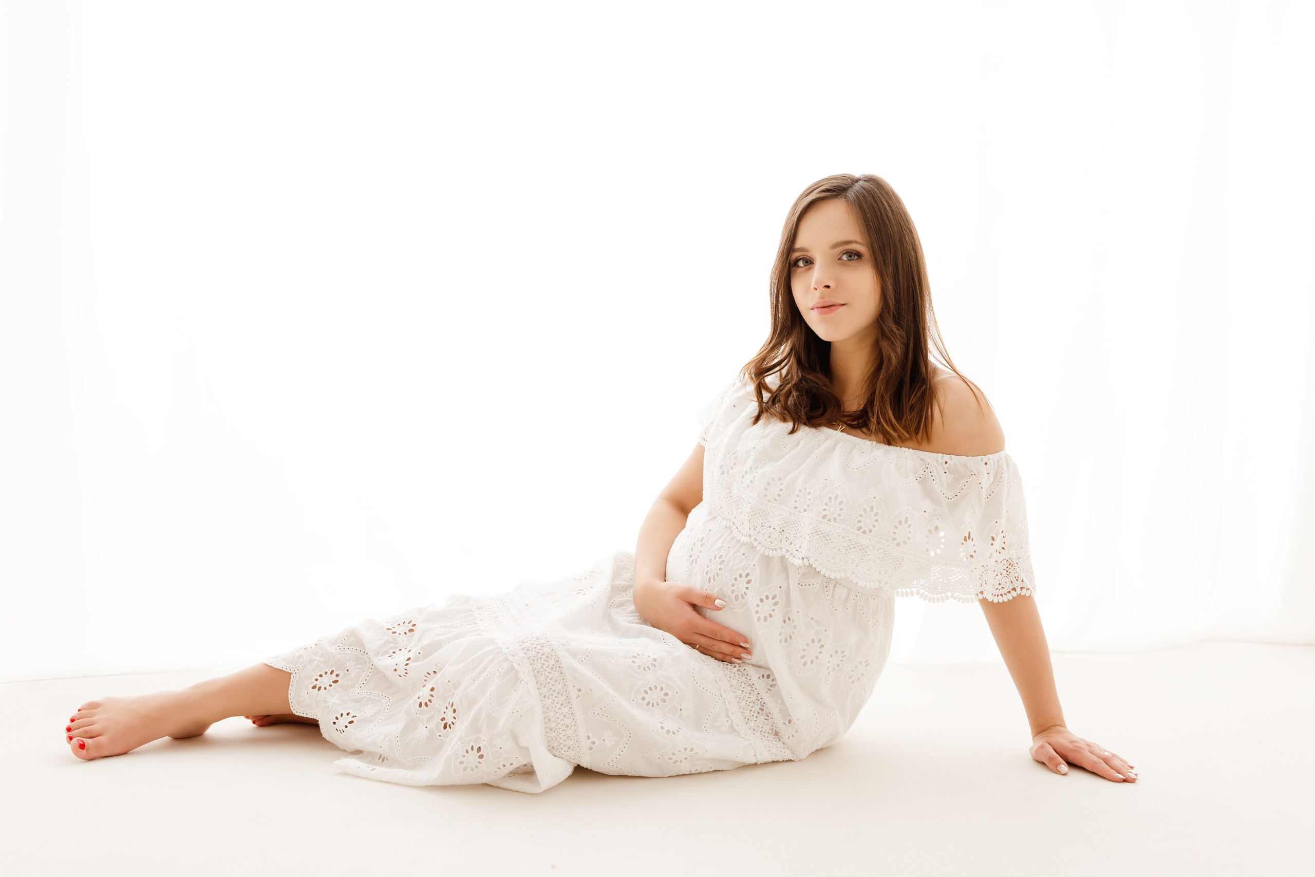 Sesja ciążowa Zuzanny. Fotograf Łódź - sesja ciążowa, noworodkowa, dziecięca. Studio w Łodzi