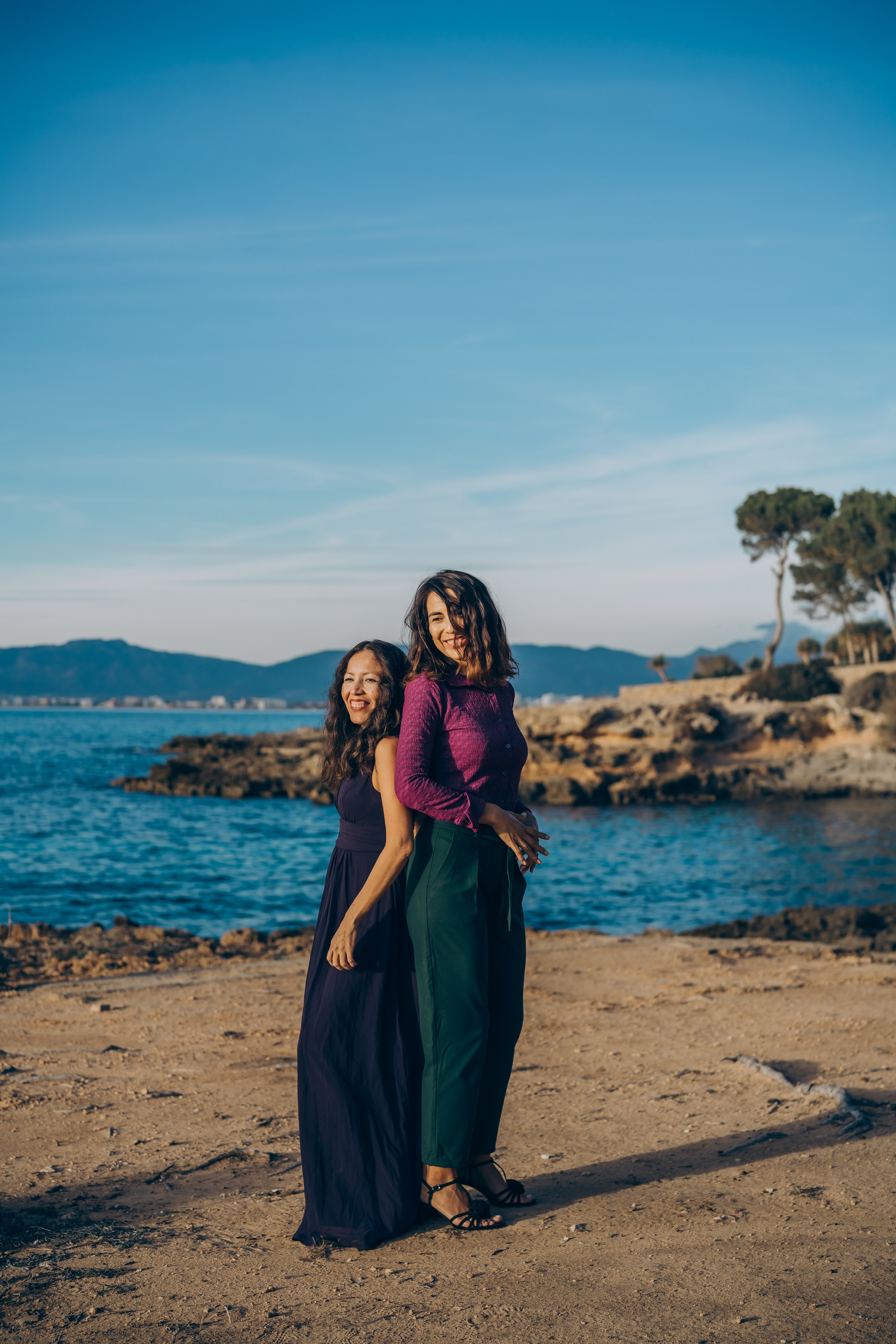 Brenda and friends. Photographer in Mallorca