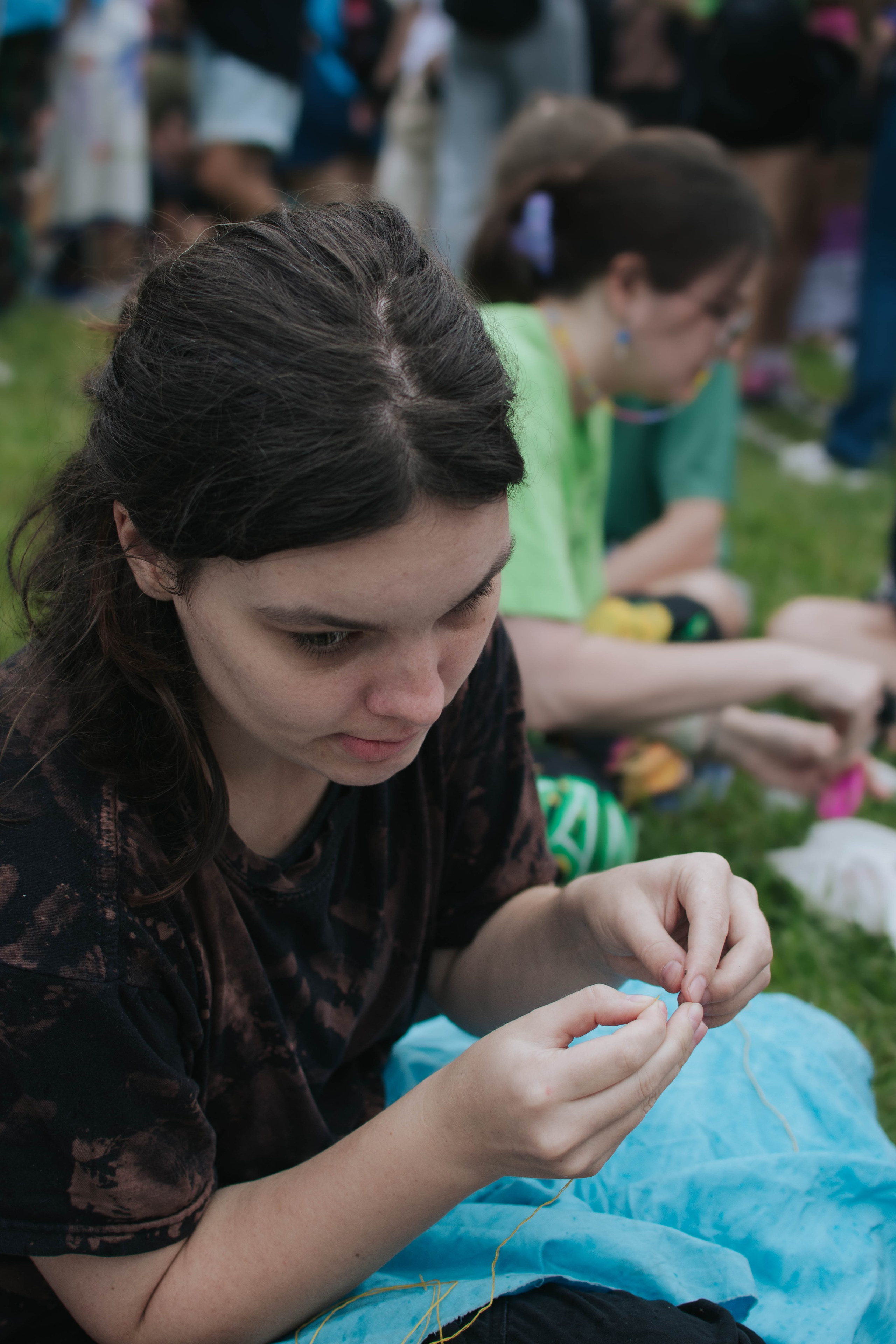 The Women’s March and our embroidery action. Reportage. Buenos Aires. Photographer @elmirkami in the city of Buenos Aires