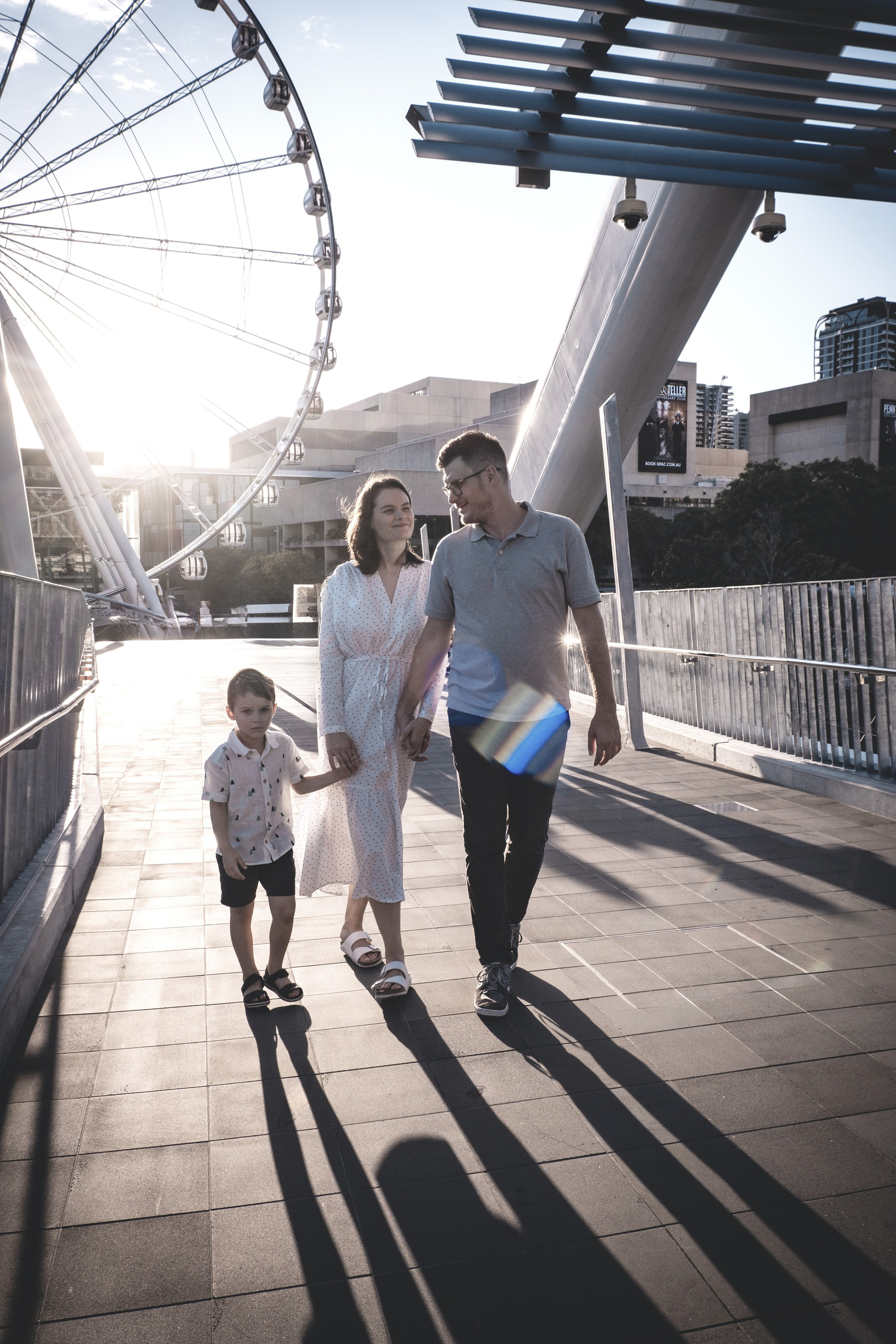 Happy family photo session
