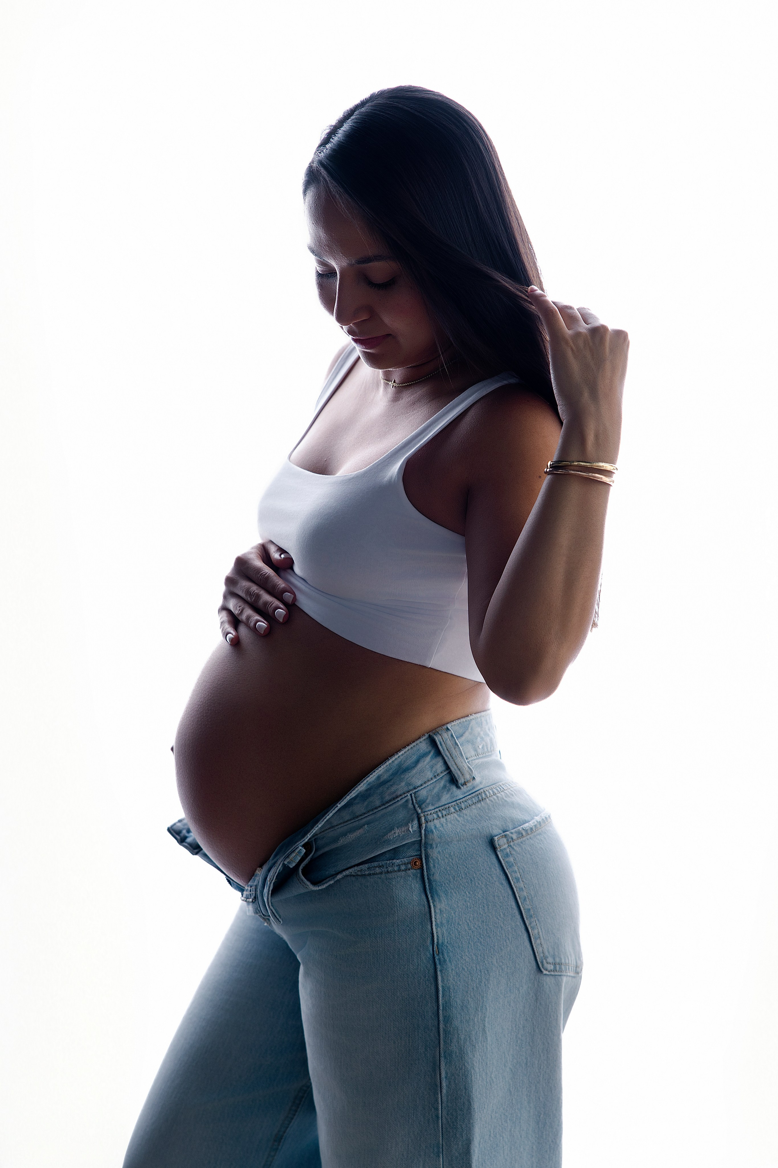 Sesiones de Fotografía de Embarazo - Newborn - Lactancia en Madrid - Rainbox. Rainbox Estudio de Fotografía