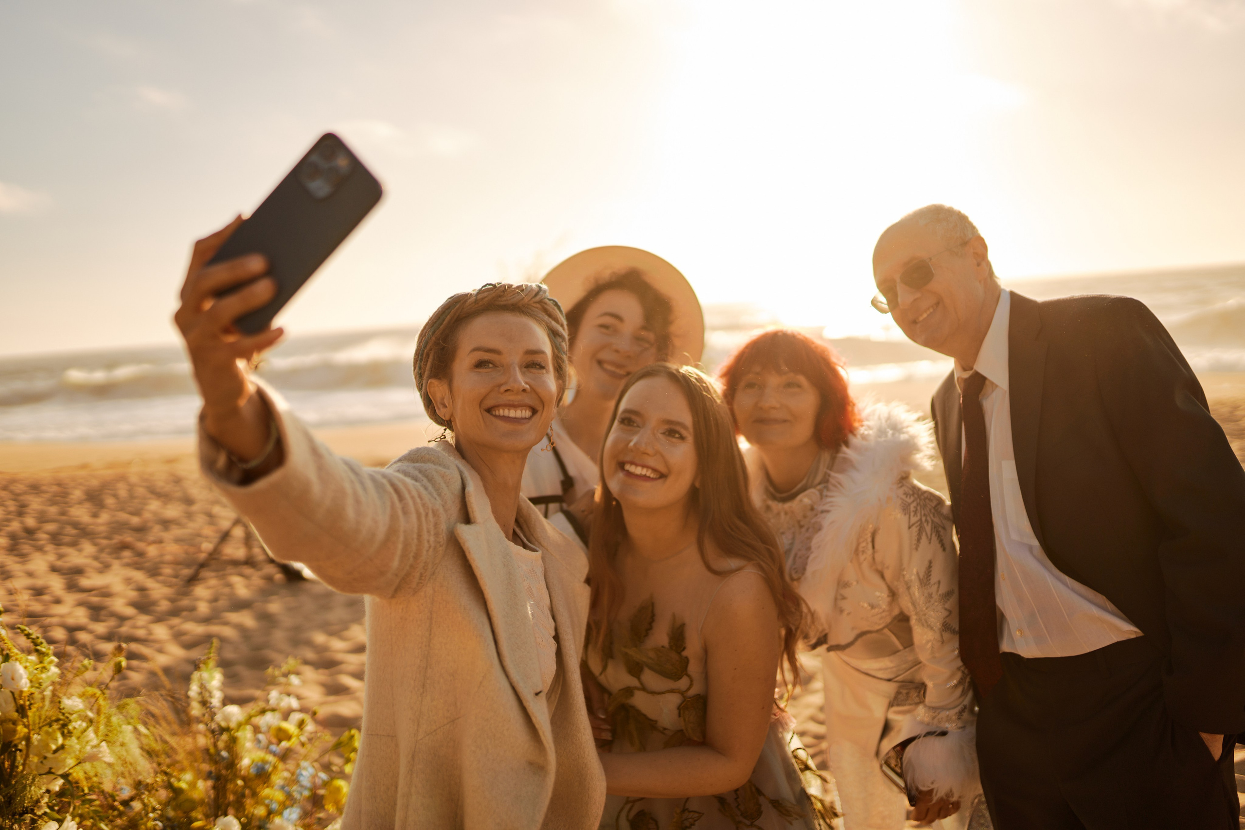 Intimate Sunset Beach Wedding in the Bay Area — Candid & Documentary Coastal Photography. Bay Area Life | Event, Wedding & Commercial Photography Agency