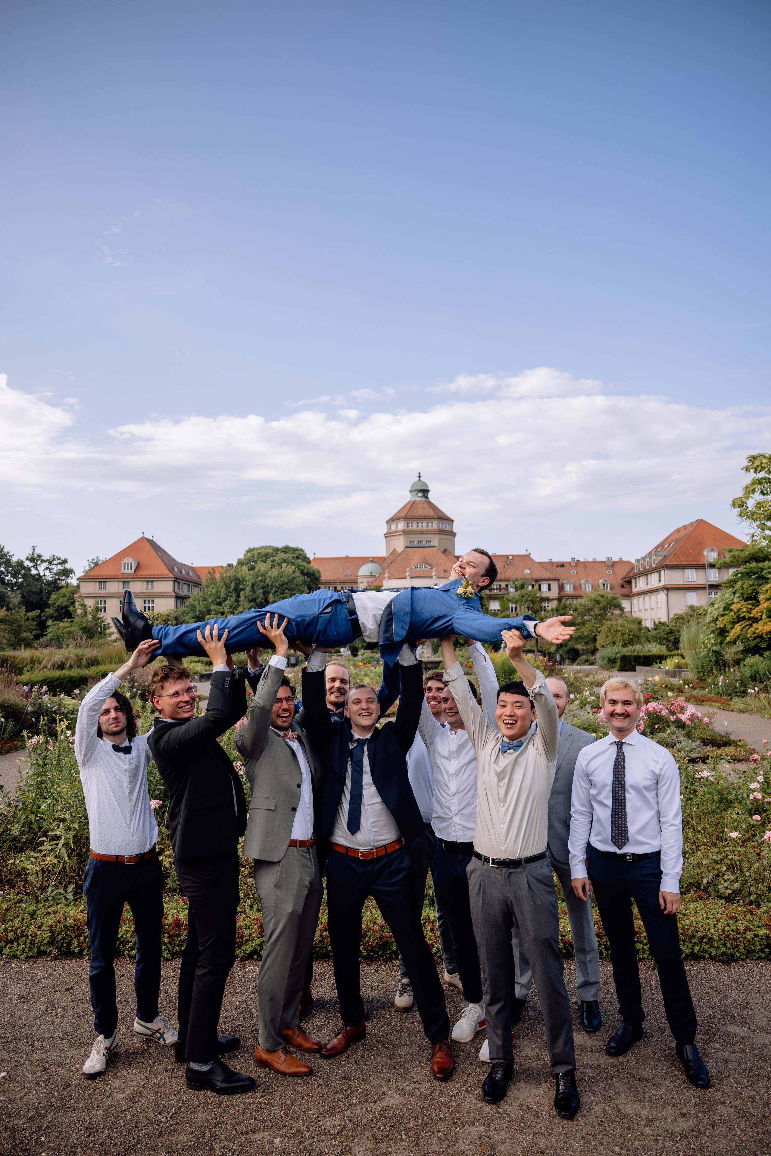Café im Botanischen Garten. Deutsche - Japanische Hochzeit. Hochzeitsfotograf München Taufe Familienfotograf Tanja Mauke