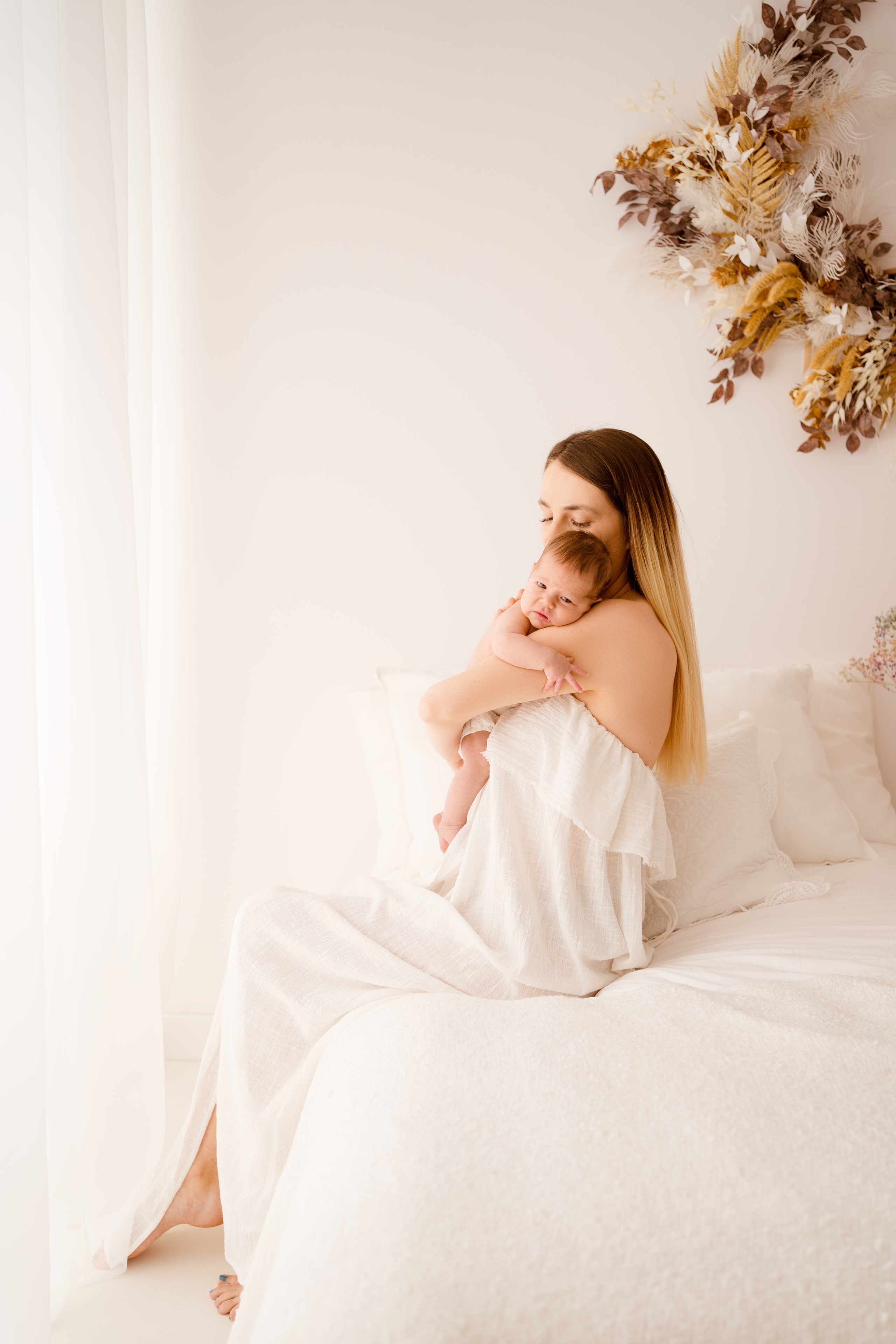 Naturalna sesja noworodkowa w Łodzi. Studio fotograficzne w Łodzi.