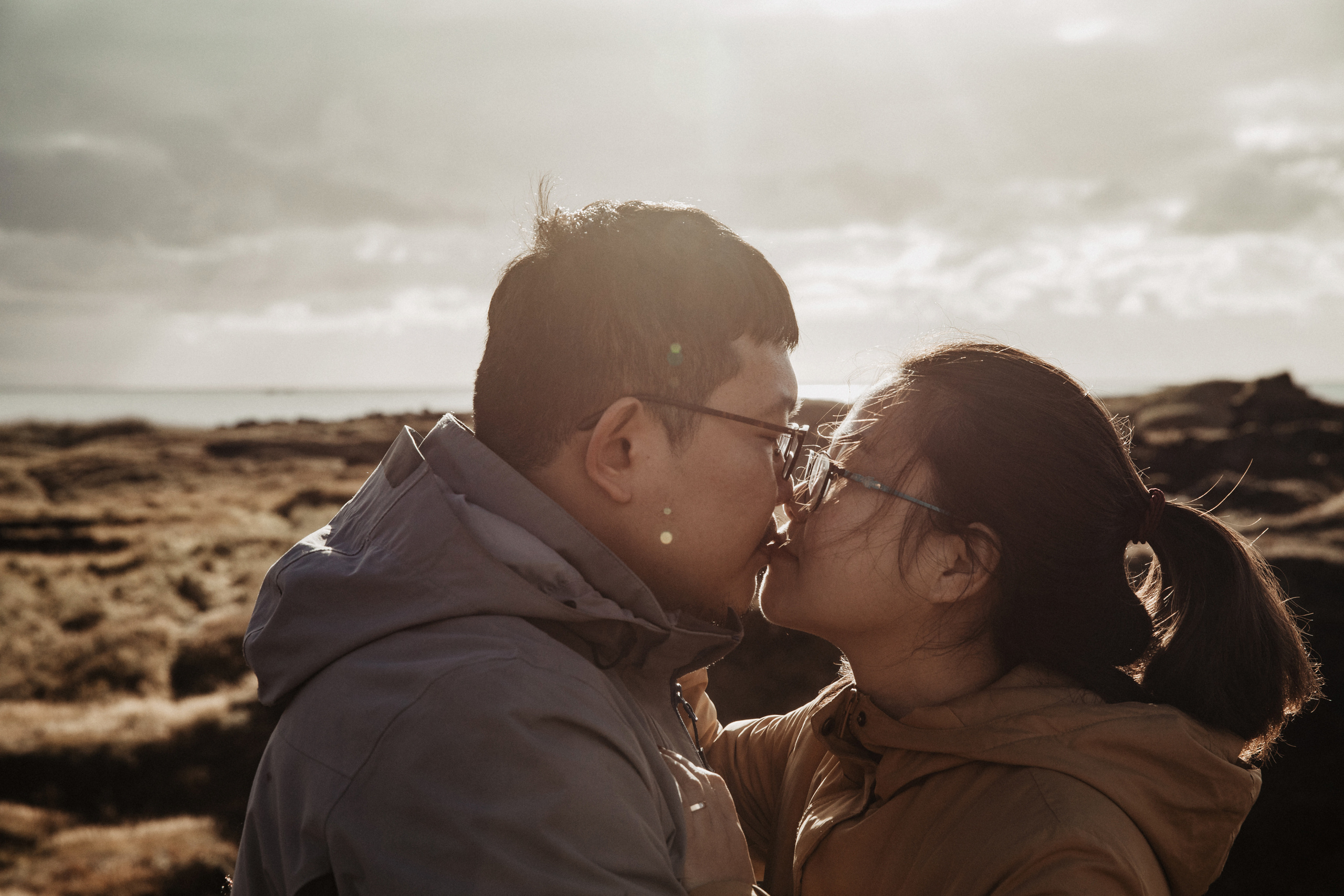 Engagement photoshoot in Iceland. Iceland elopement photographer & videographer