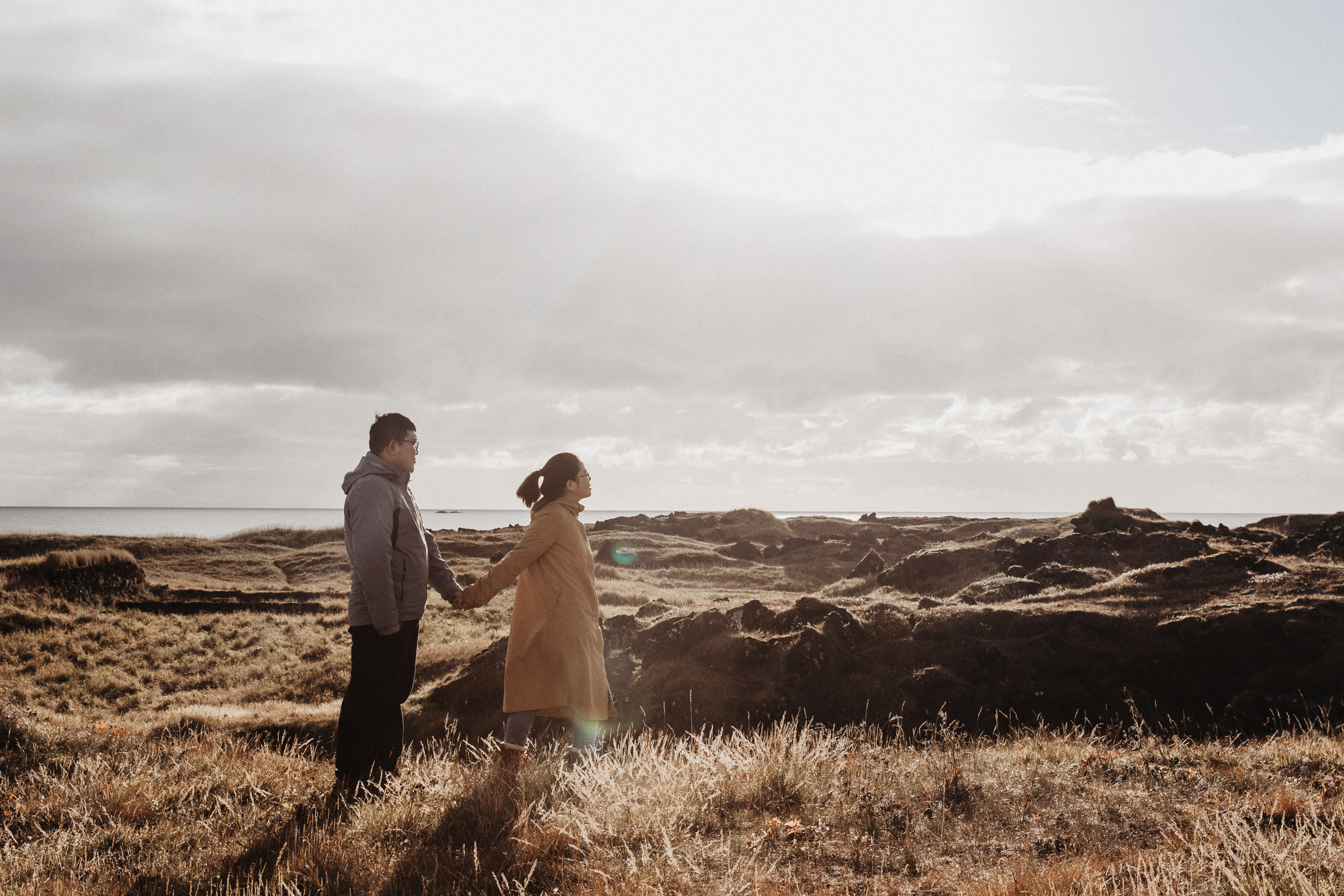 Engagement photoshoot in Iceland. Iceland elopement photographer & videographer