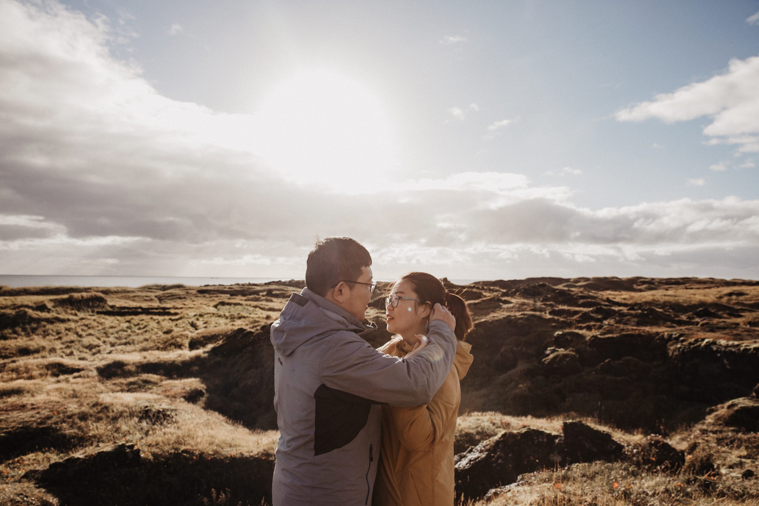 Engagement photoshoot in Iceland. Iceland elopement photographer & videographer