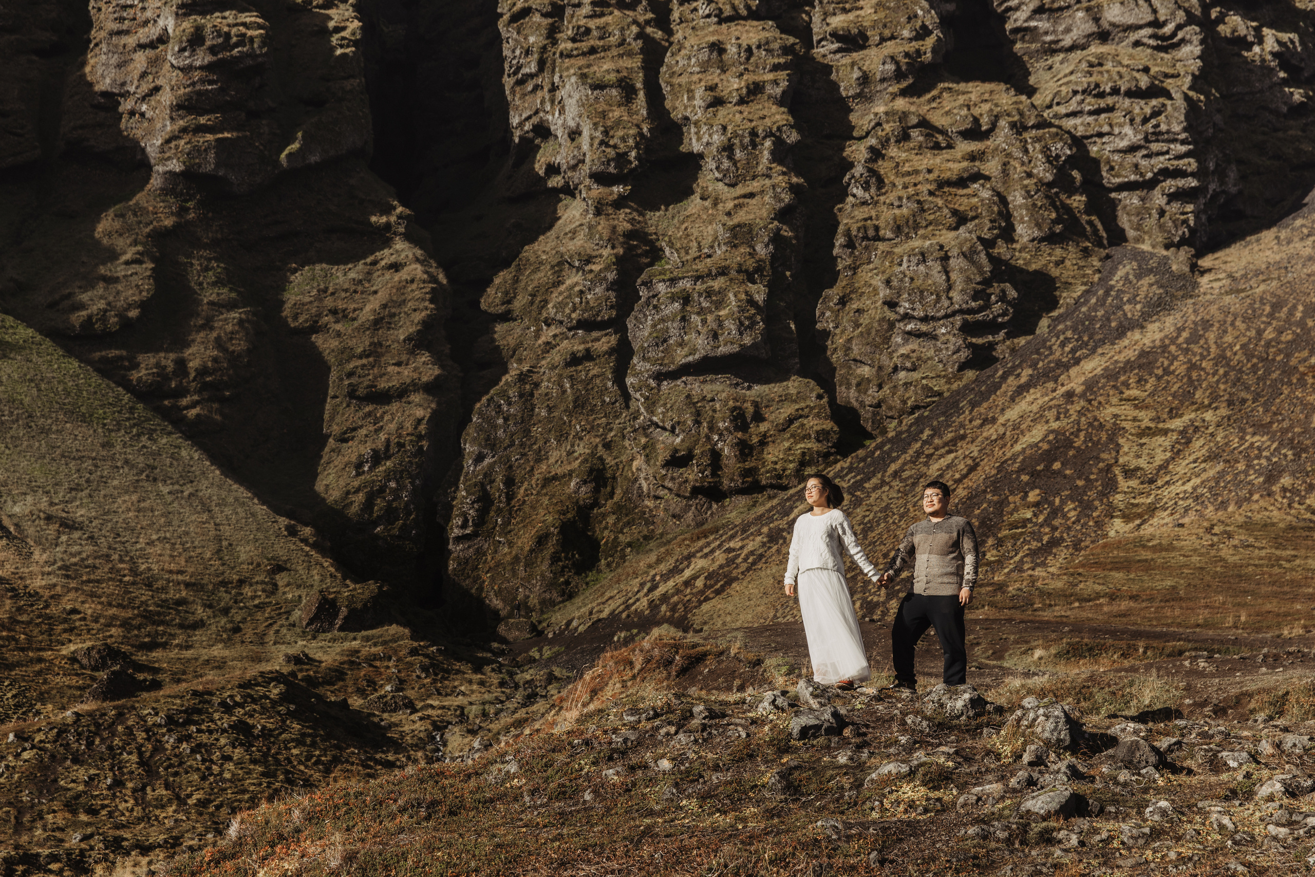 Engagement photoshoot in Iceland. Iceland elopement photographer & videographer