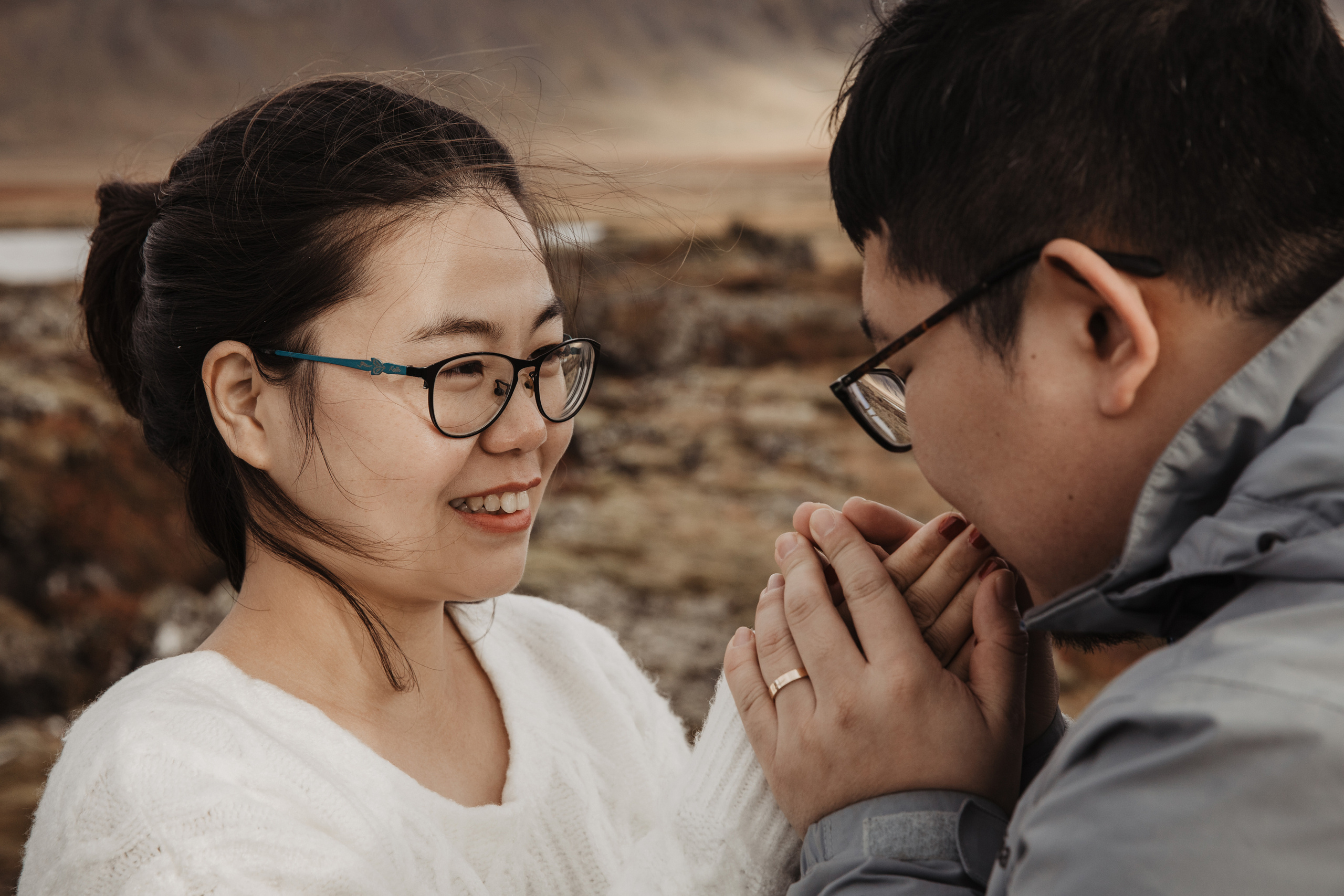 Engagement photoshoot in Iceland. Iceland elopement photographer & videographer