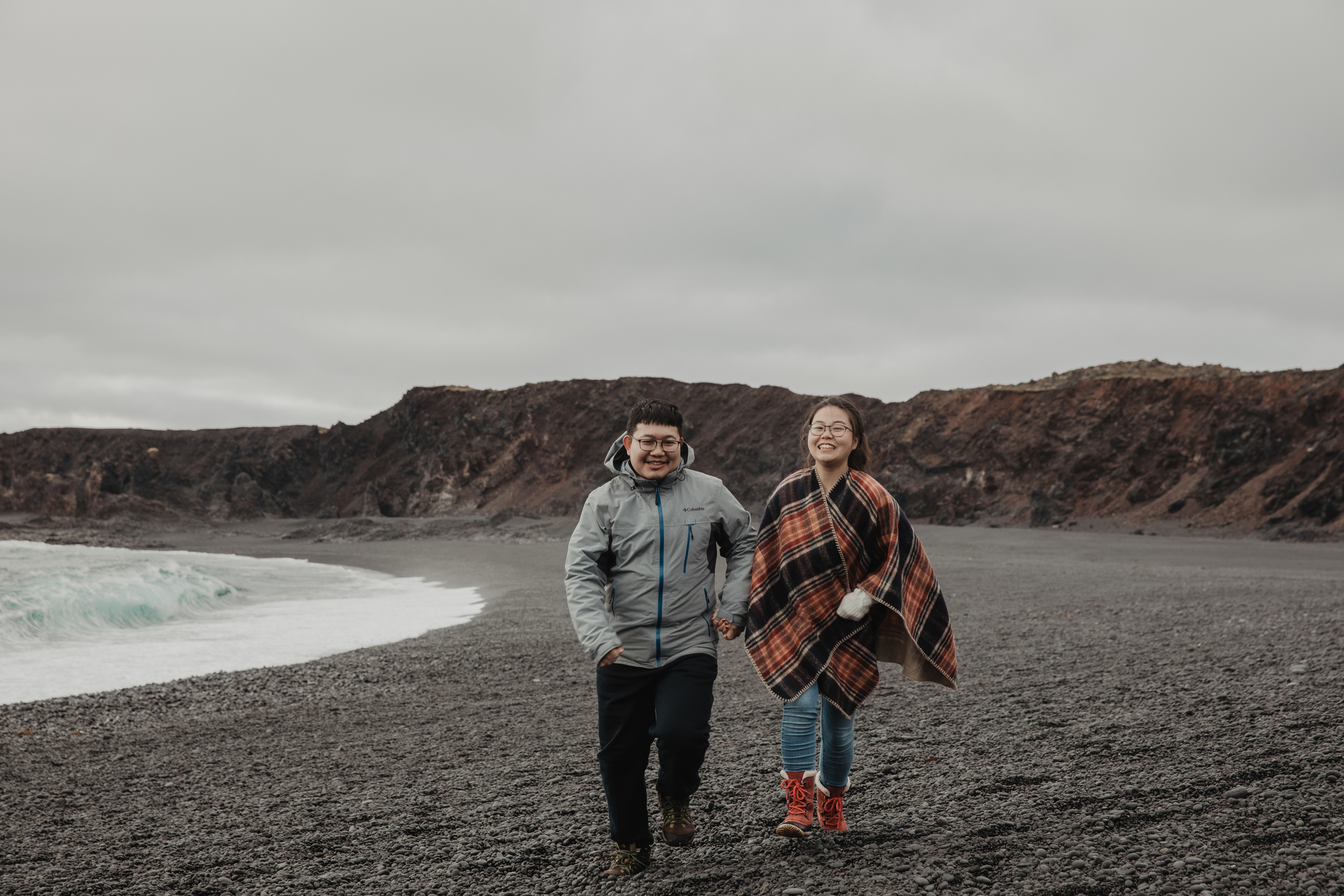 Engagement photoshoot in Iceland. Iceland elopement photographer & videographer