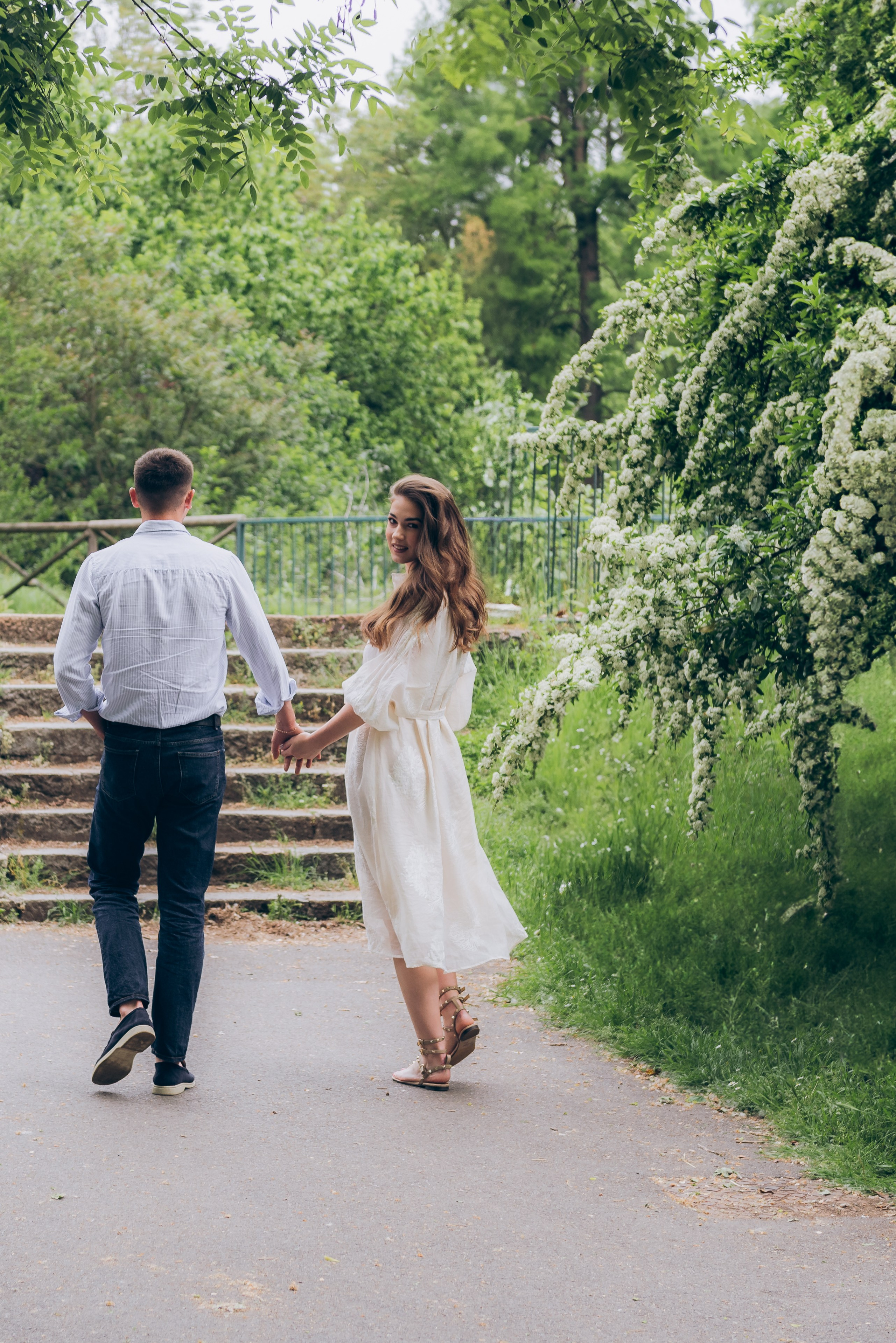Romantic morning in park in Milan. Anastasiia Buchinskaia Fotografa Milano