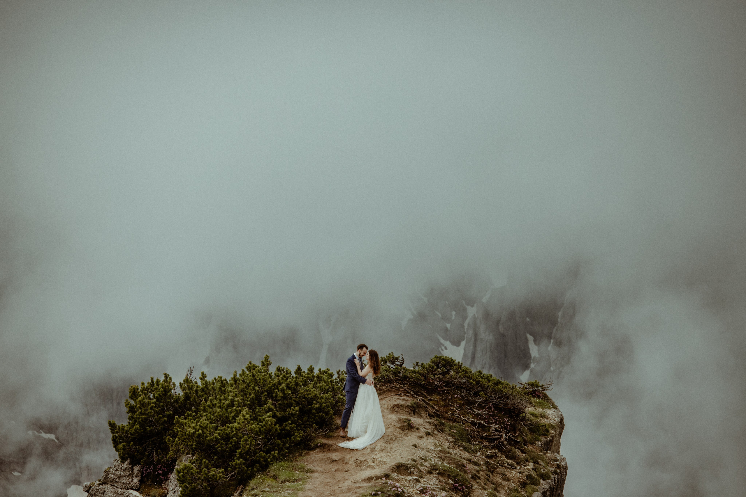 Italy elopement at Cadini di Misurina in Dolomites. Iceland elopement photographer & videographer