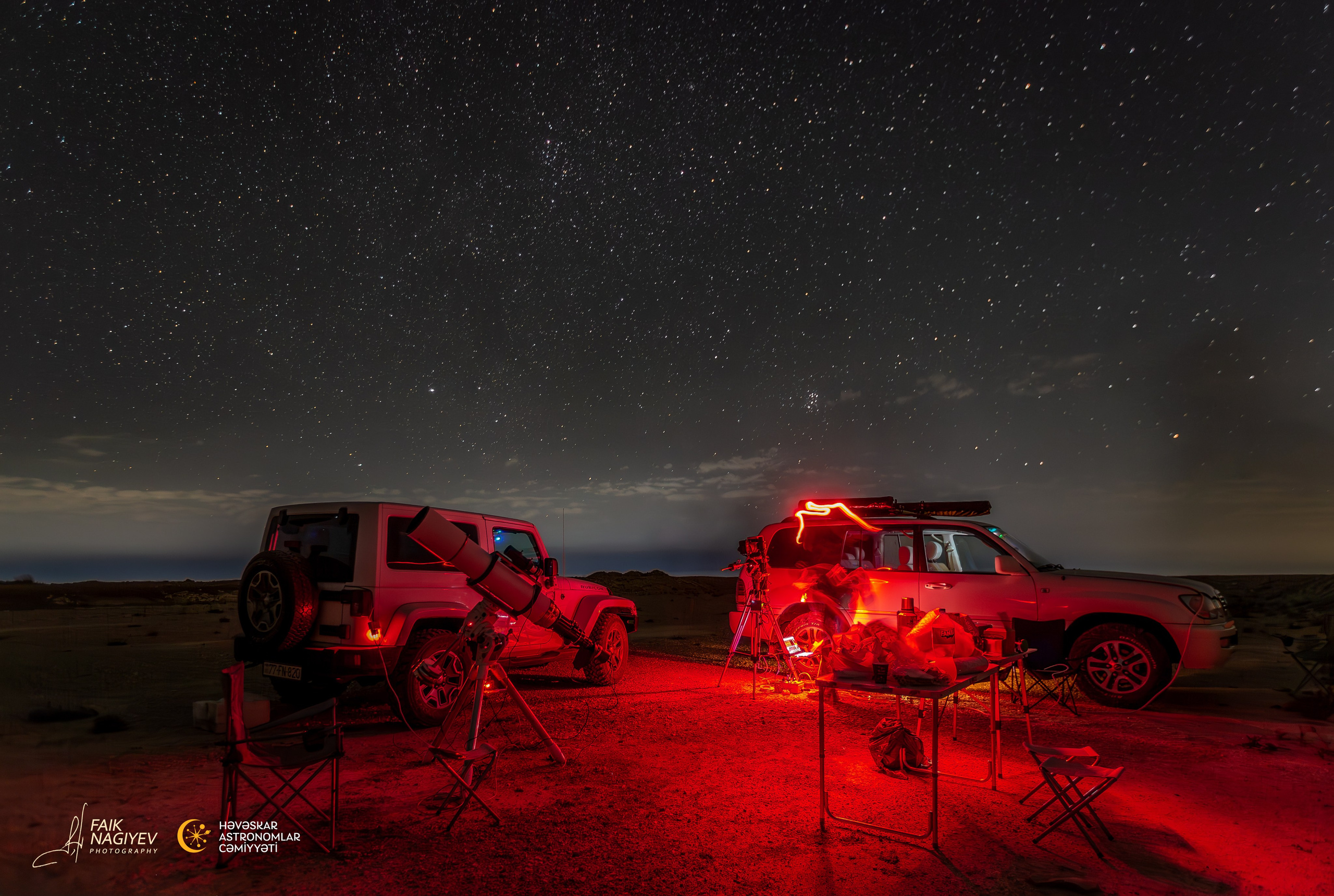 Astrokamp — Xızı, Dübrar. 2200m. Həvəskar Astronomlar Cəmiyyəti — Astronomy.az