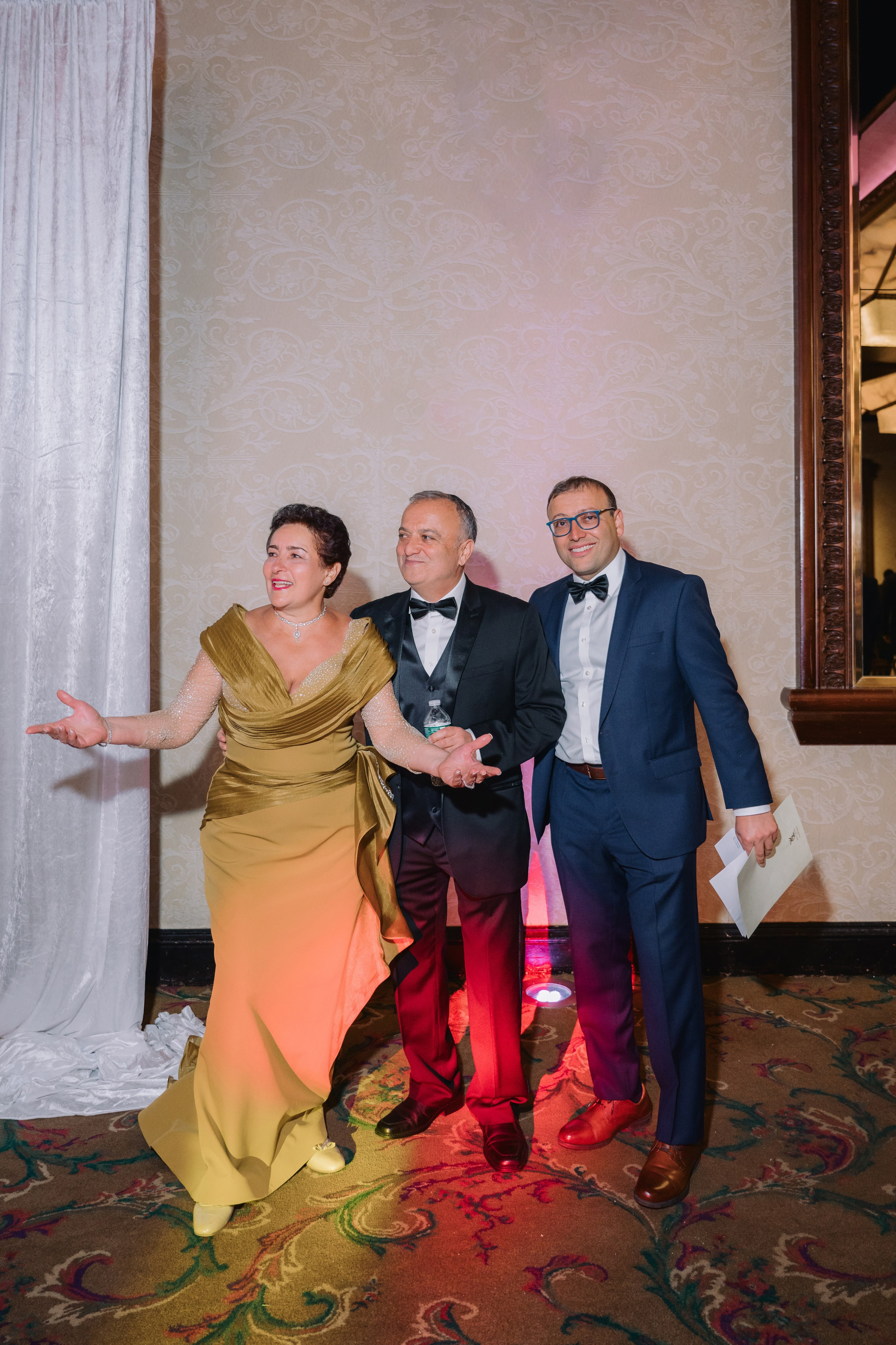 a man and woman posing for a picture