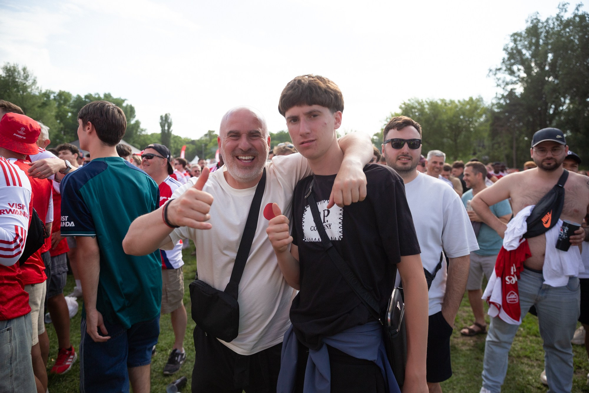 UEFA Champions League Final. Arsenal vs PSG. Budapest 2026. Arsenal Fan Zone. Photographer in Budapest — Yura Knyazev