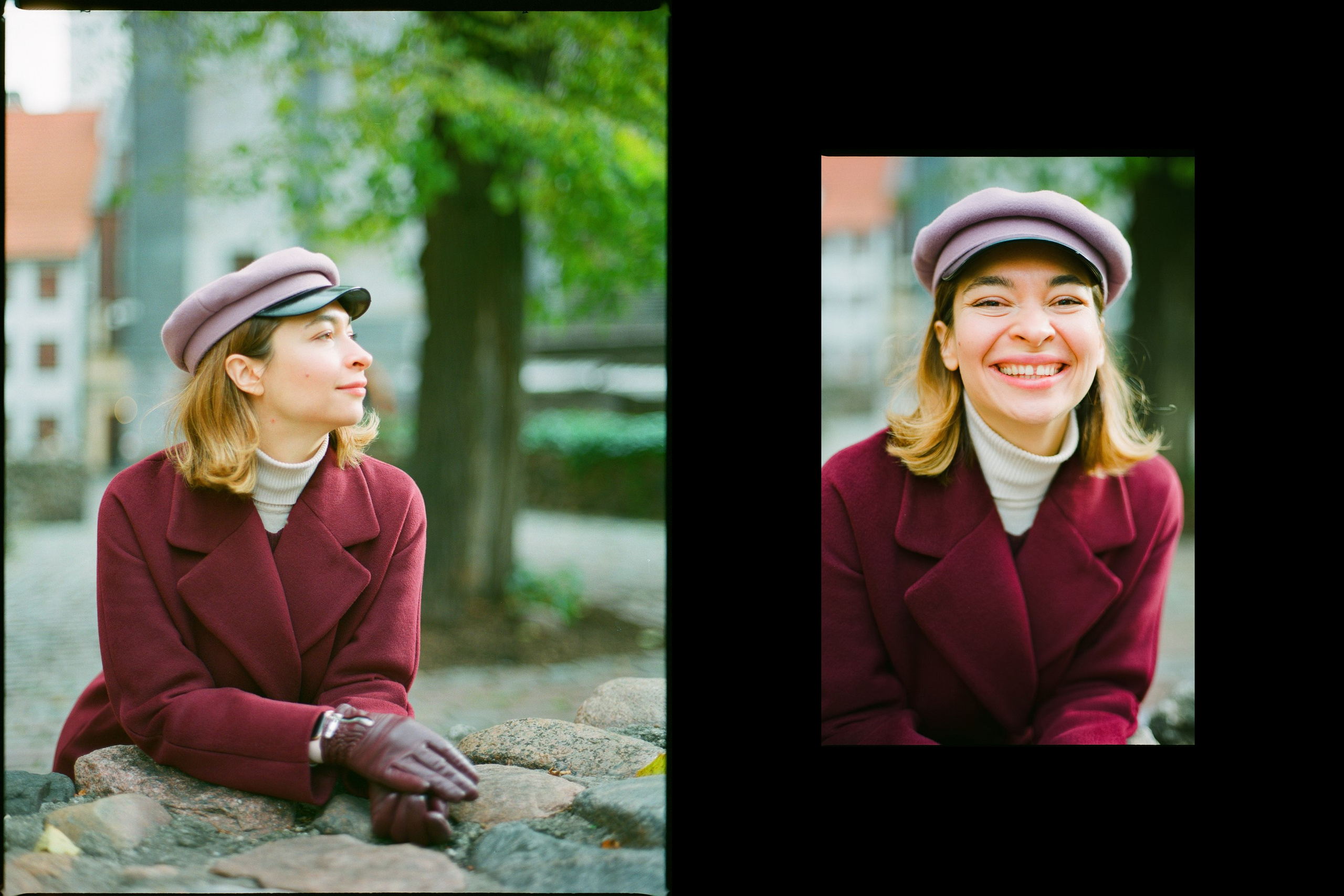 Vecrīgas engagement photos on Portra 400. Свадебный фотограф в Риге — Вячеслав Лучненков