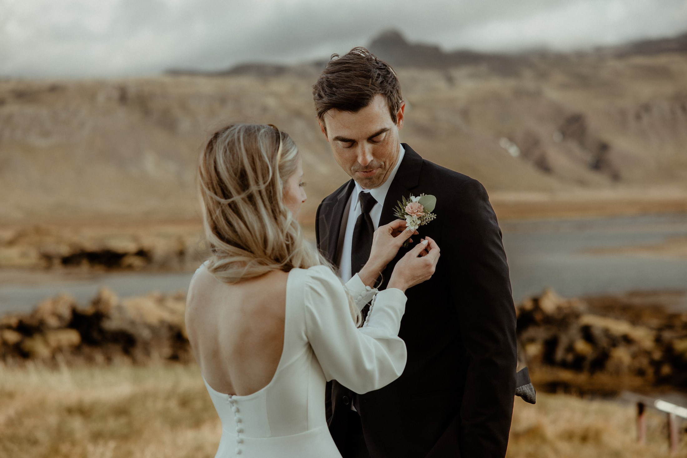 Iceland elopement at Budir Black Church | Snæfellsnes wedding by Iceland elopement photographer & videographer. Iceland elopement photographer & videographer