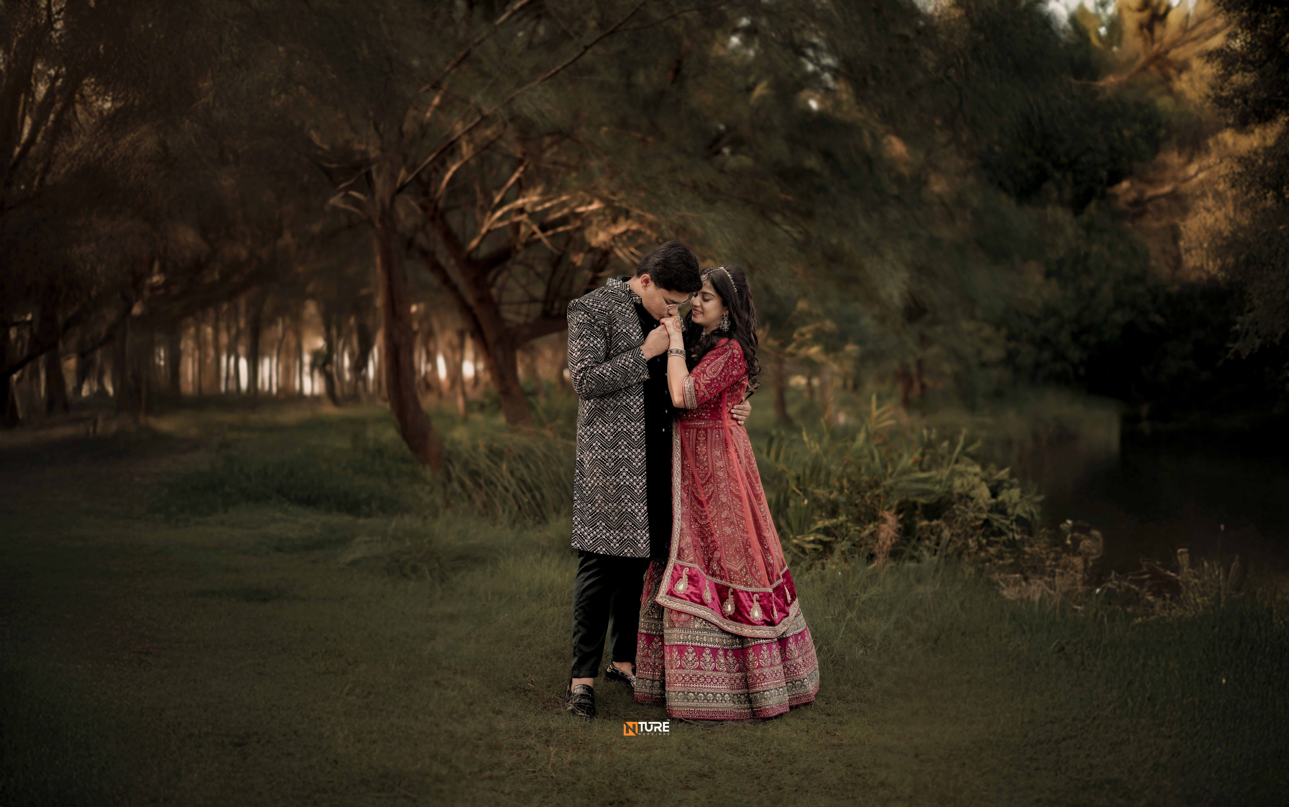 NAMITHA & MUGESH. NTURE WEDDING