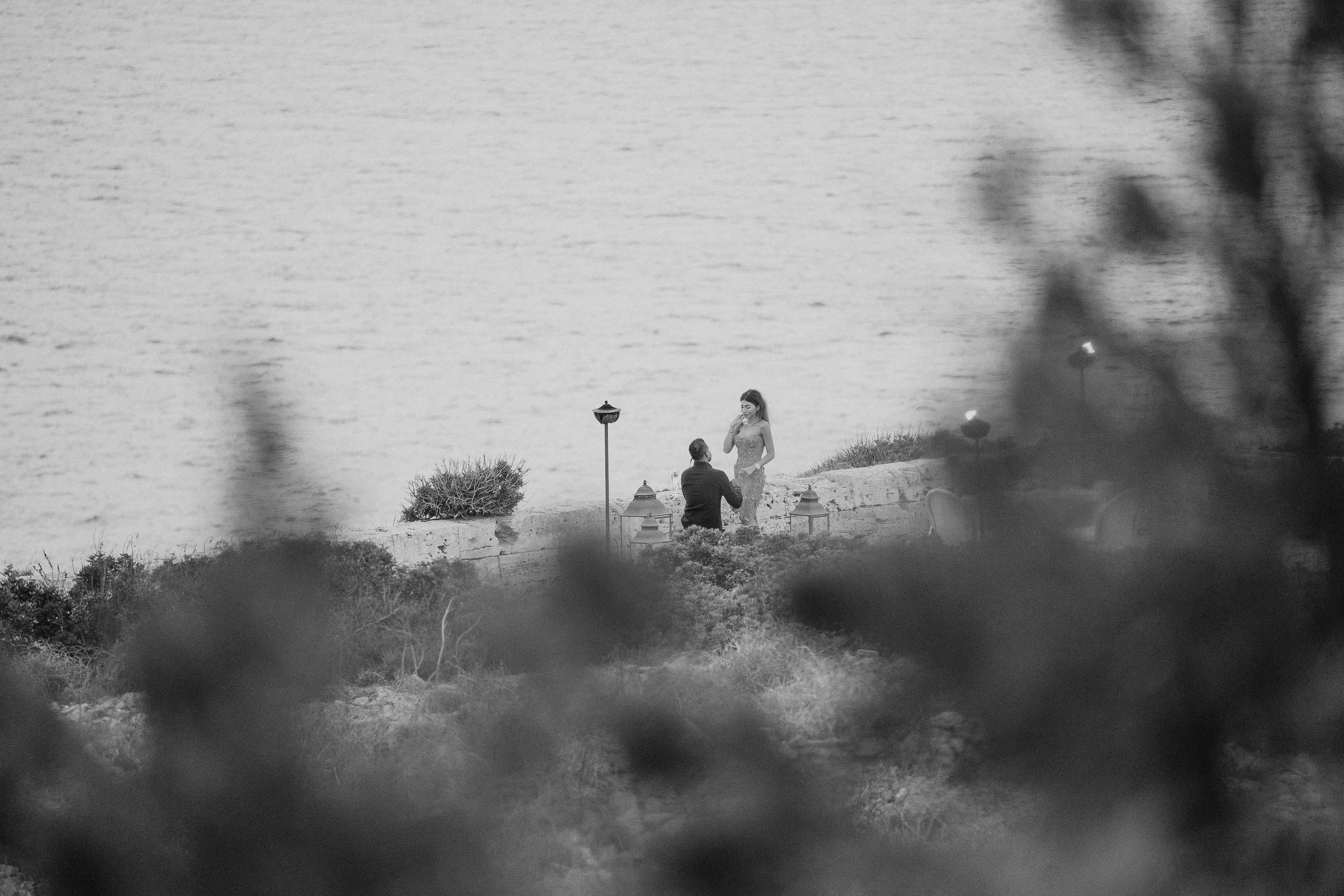 Wedding Proposal in Mallorca. Mallorca Wedding, Corporate & Social Photographer