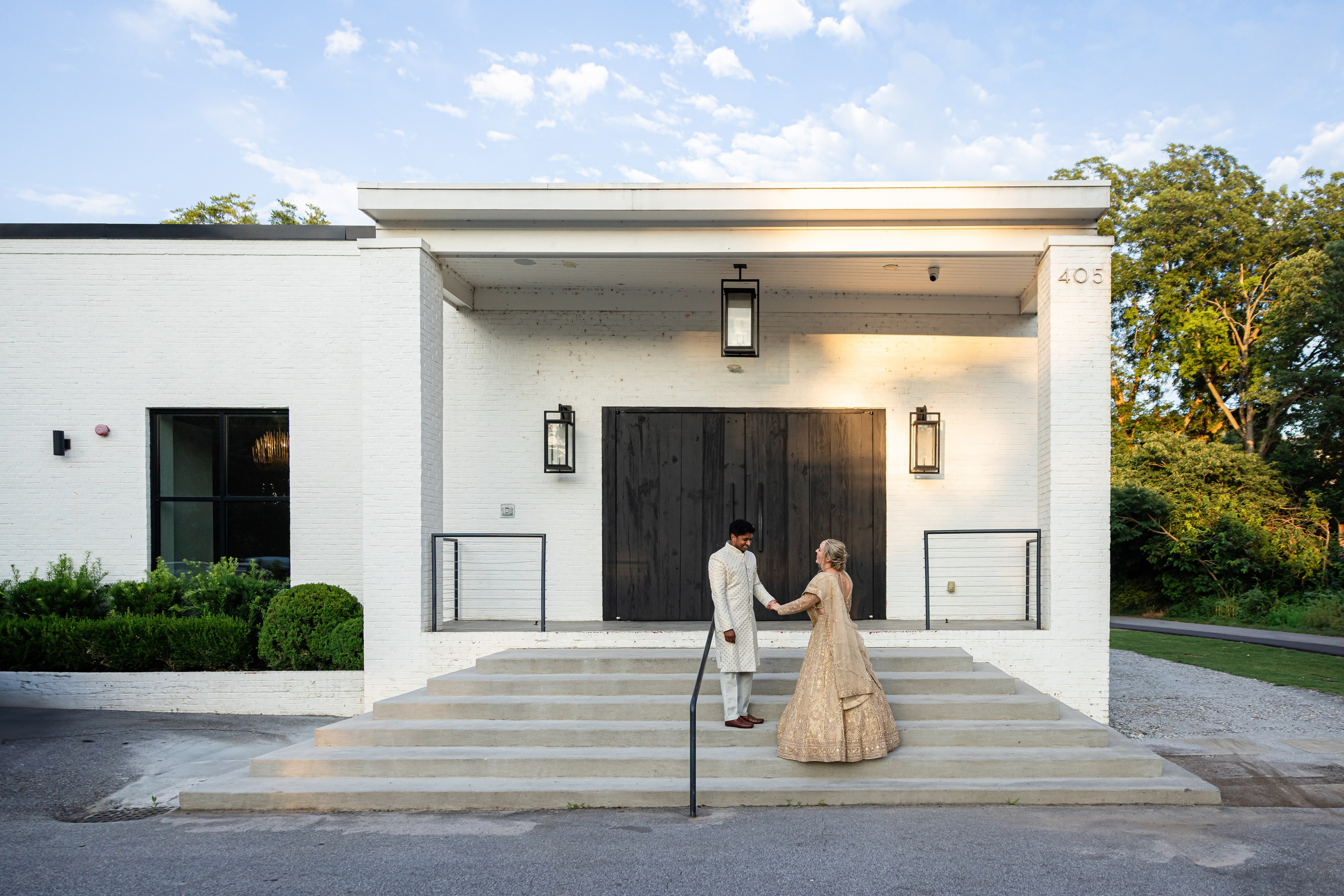 Color, Culture, and Celebration: A Vibrant Indian Fusion Wedding at The 405 in July. Wedding and portrait photography in Greenville SC