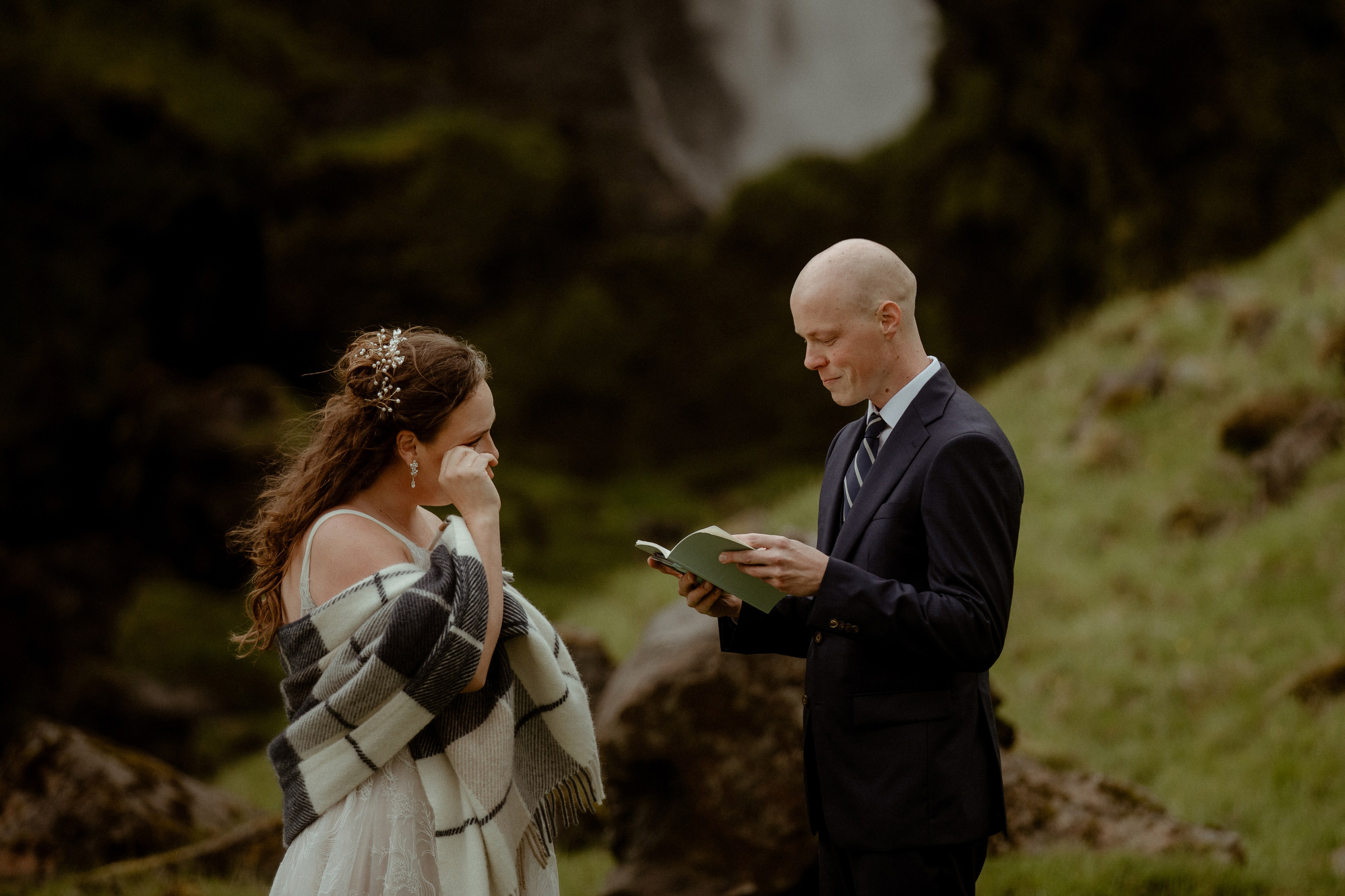 Iceland Elopement at Black Sand Beach. Iceland elopement photographer & videographer
