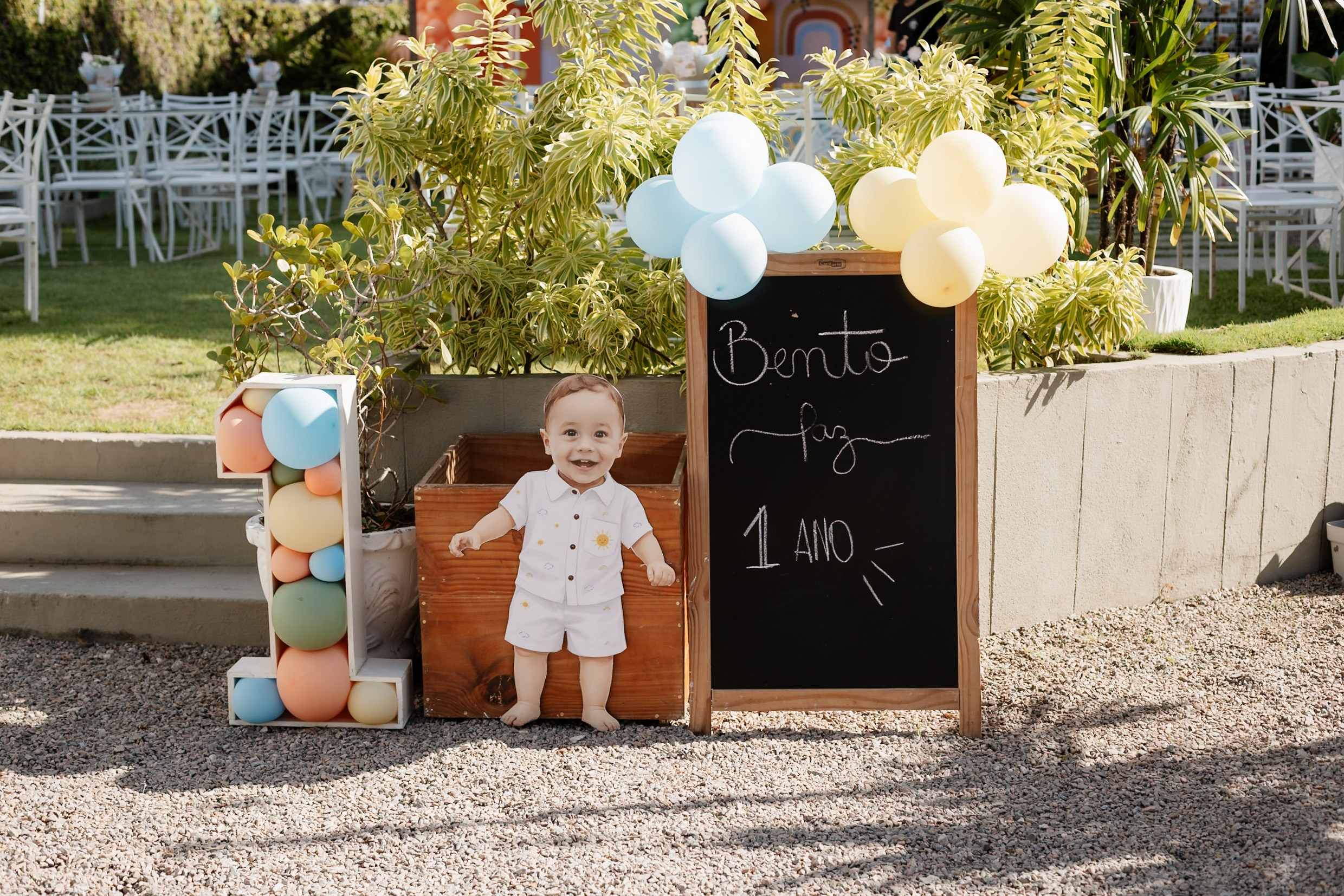 Bento 1 ano • Festa infantil em A Casa com Jardim | Fotografia de Família em Brasília e Recife. Fotógrafa em Brasília e Recife | Ensaios de família, gestante e festas infantis — Ize Fotografia