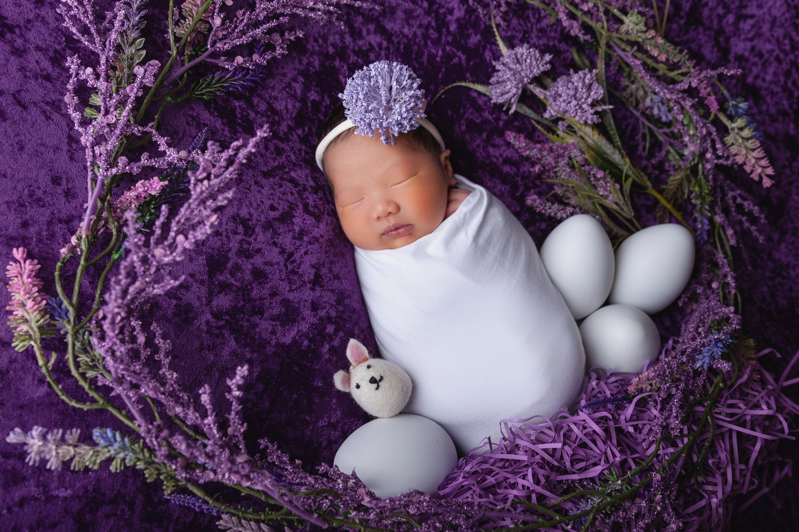 Newborn posing session. Marina Pravda Photography San Francisco Bay Area